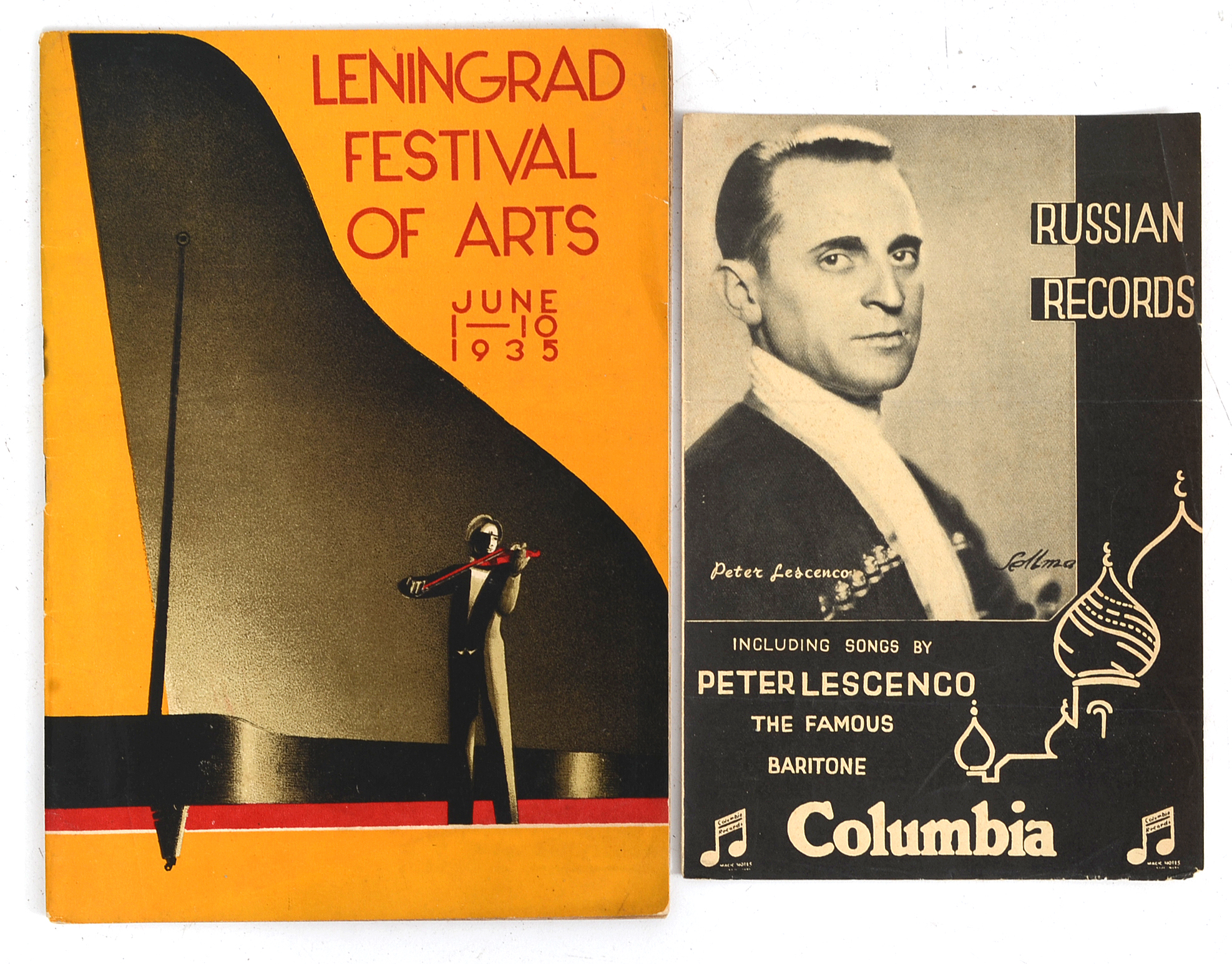 Collection of Soviet USSR Theatre Festival Programs Circa 1930