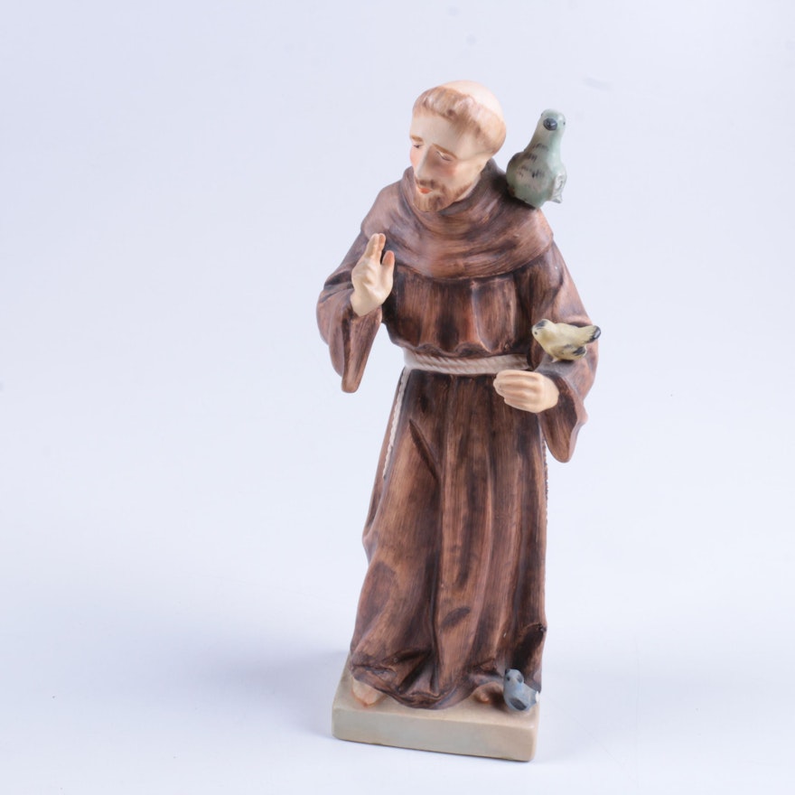 St. Francis of Assisi Ceramic Figurine