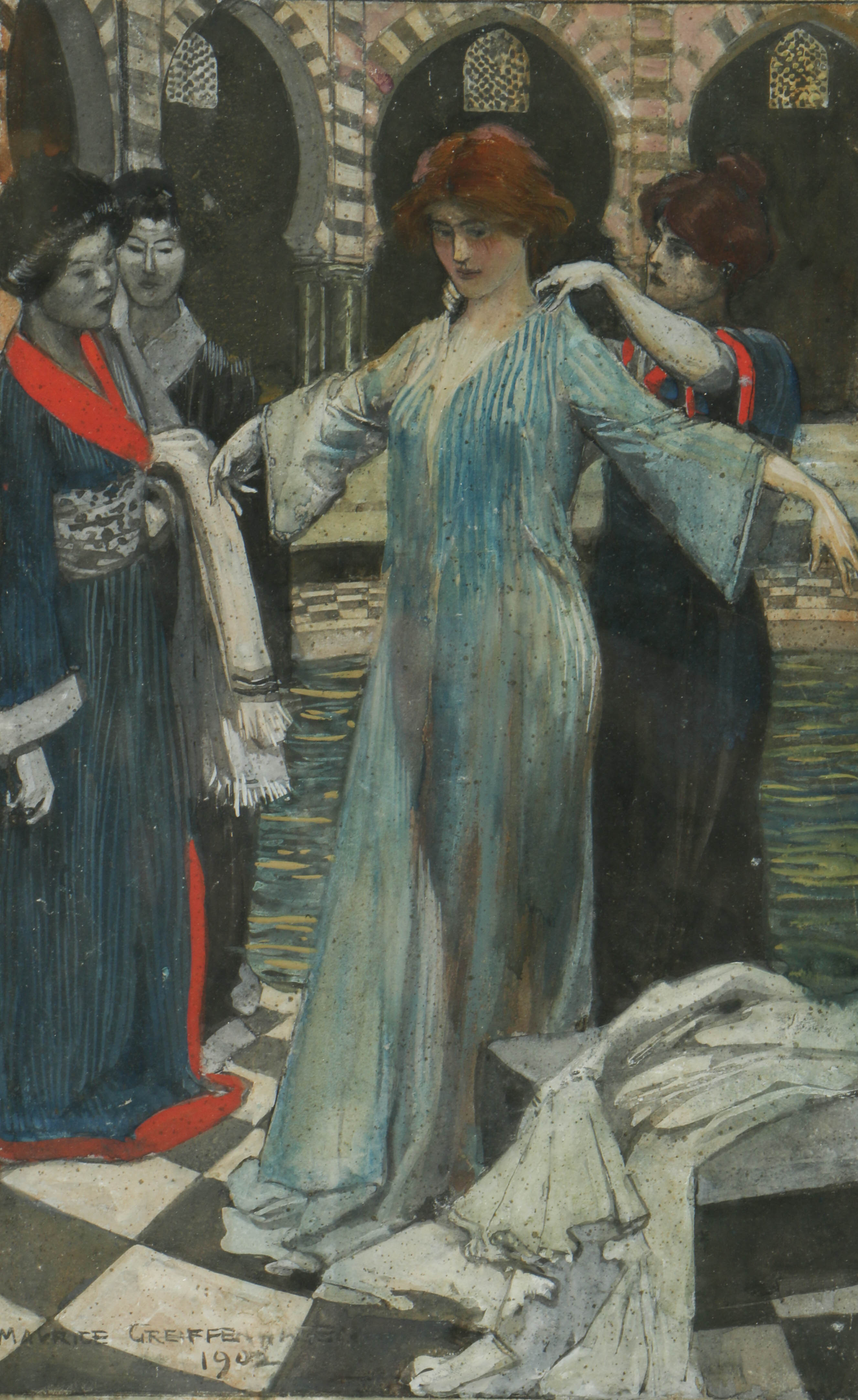 Maurice Greiffenhagen 1902 Mixed Media Book Illustration