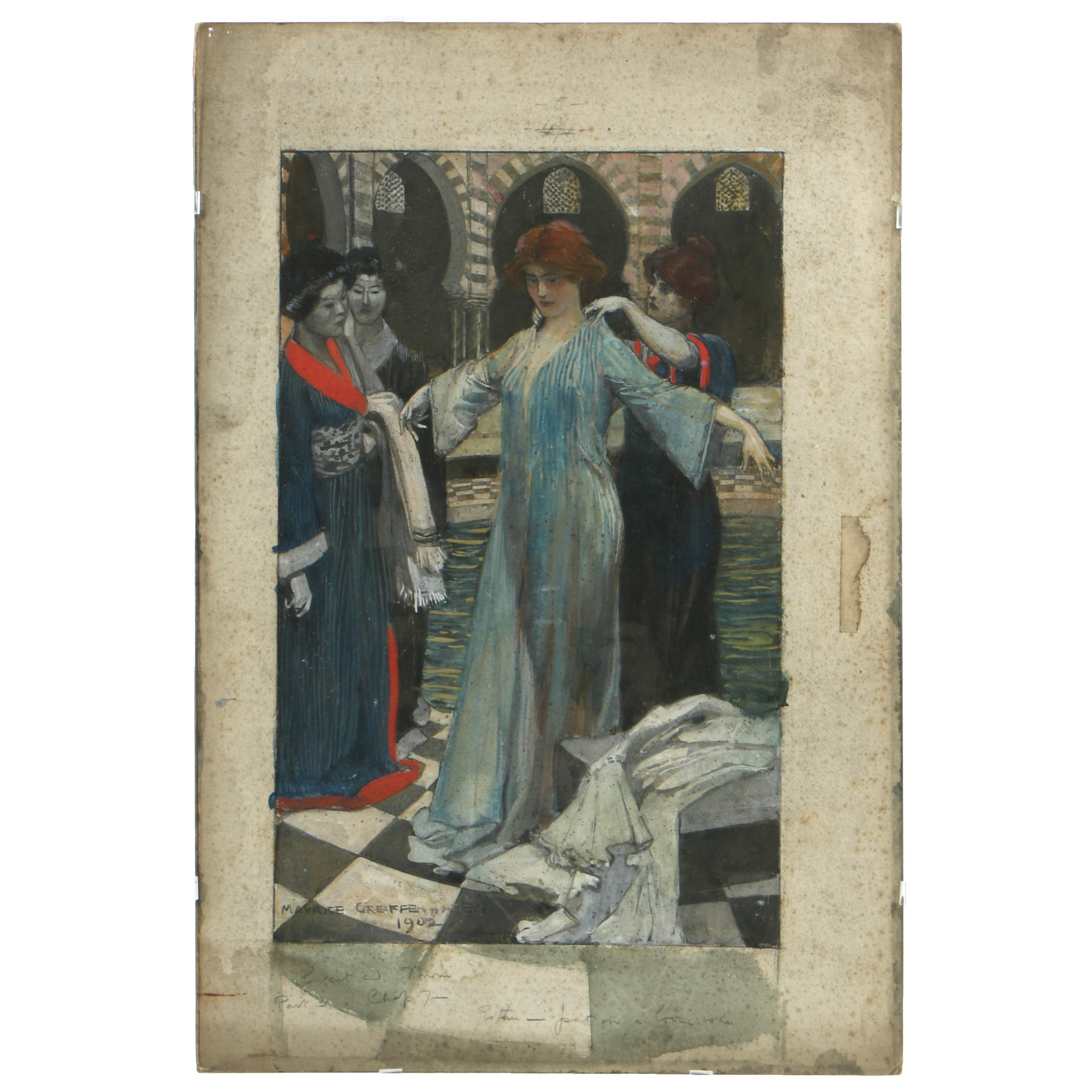 Maurice Greiffenhagen 1902 Mixed Media Book Illustration