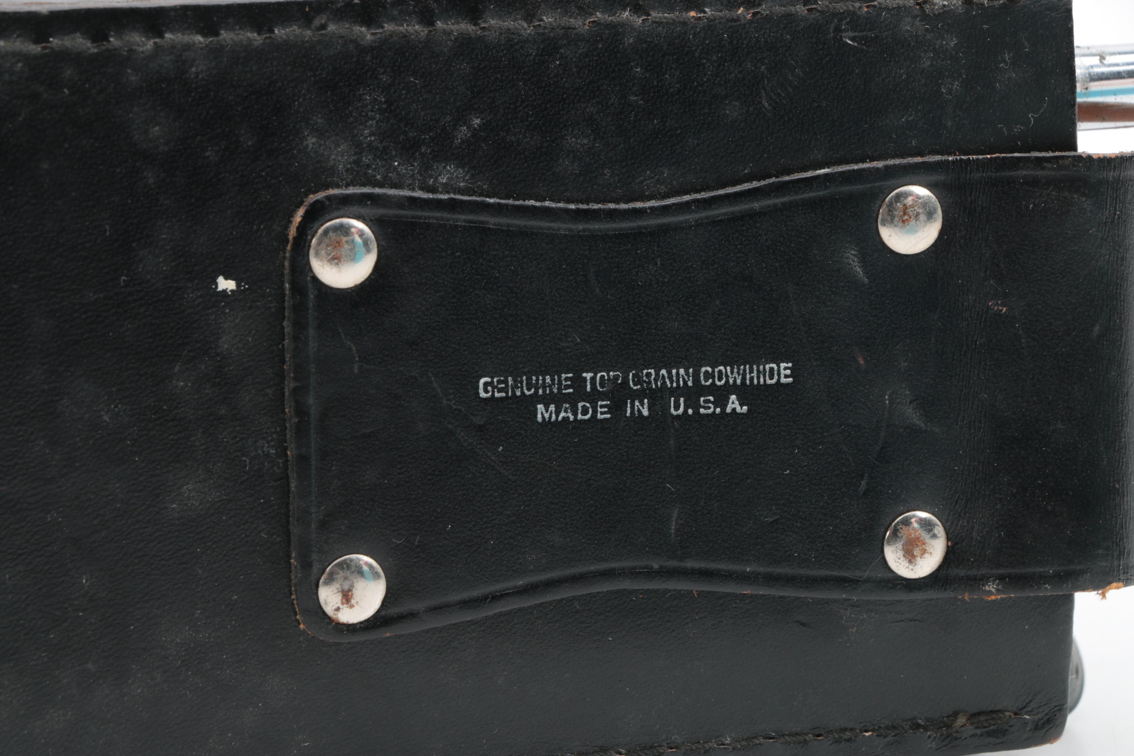 Vintage Lafayette Dyna-Com 23 Two-Way Radio in Leather Case