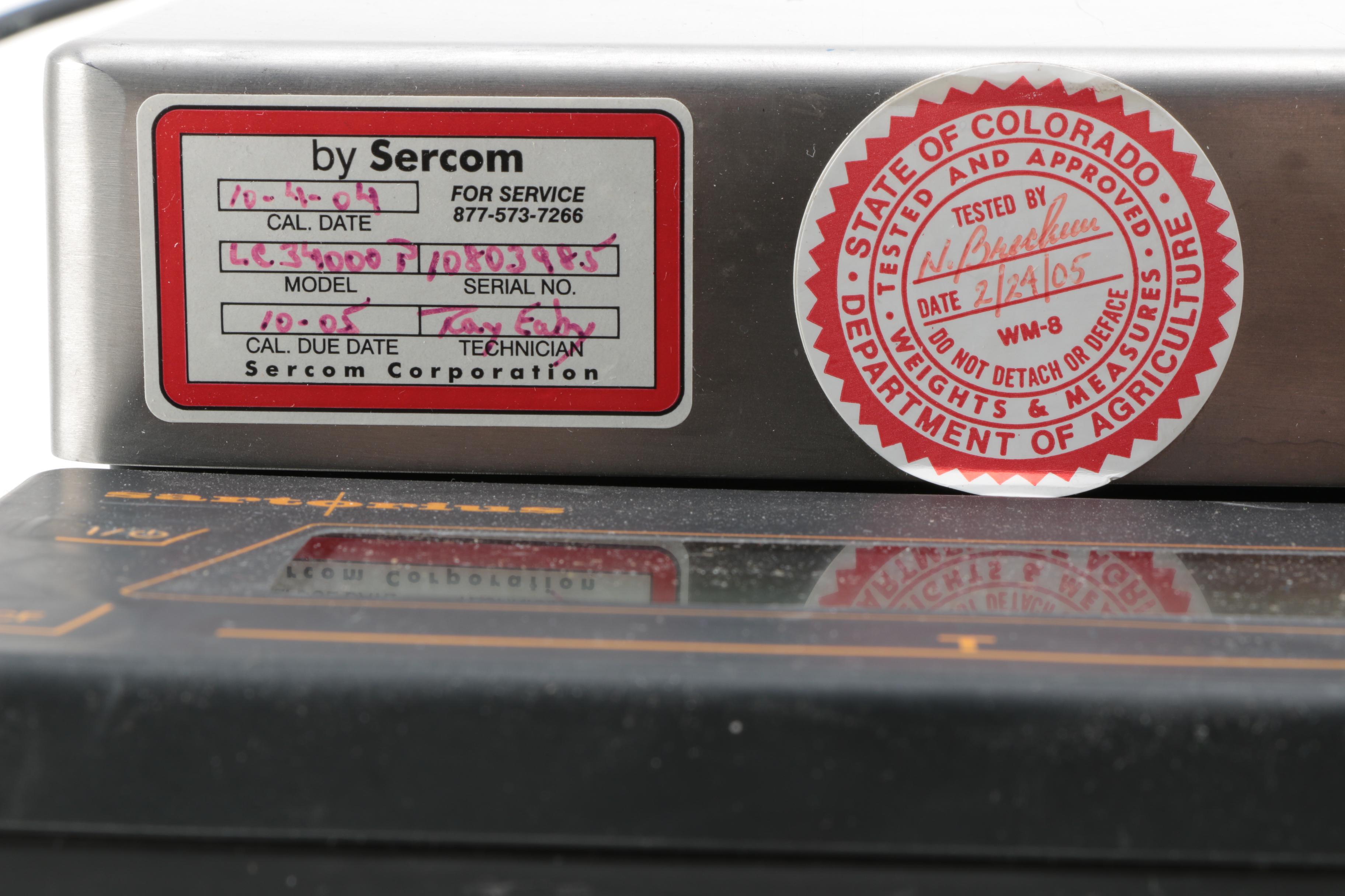 Sartorius MC 1 Digital Scale