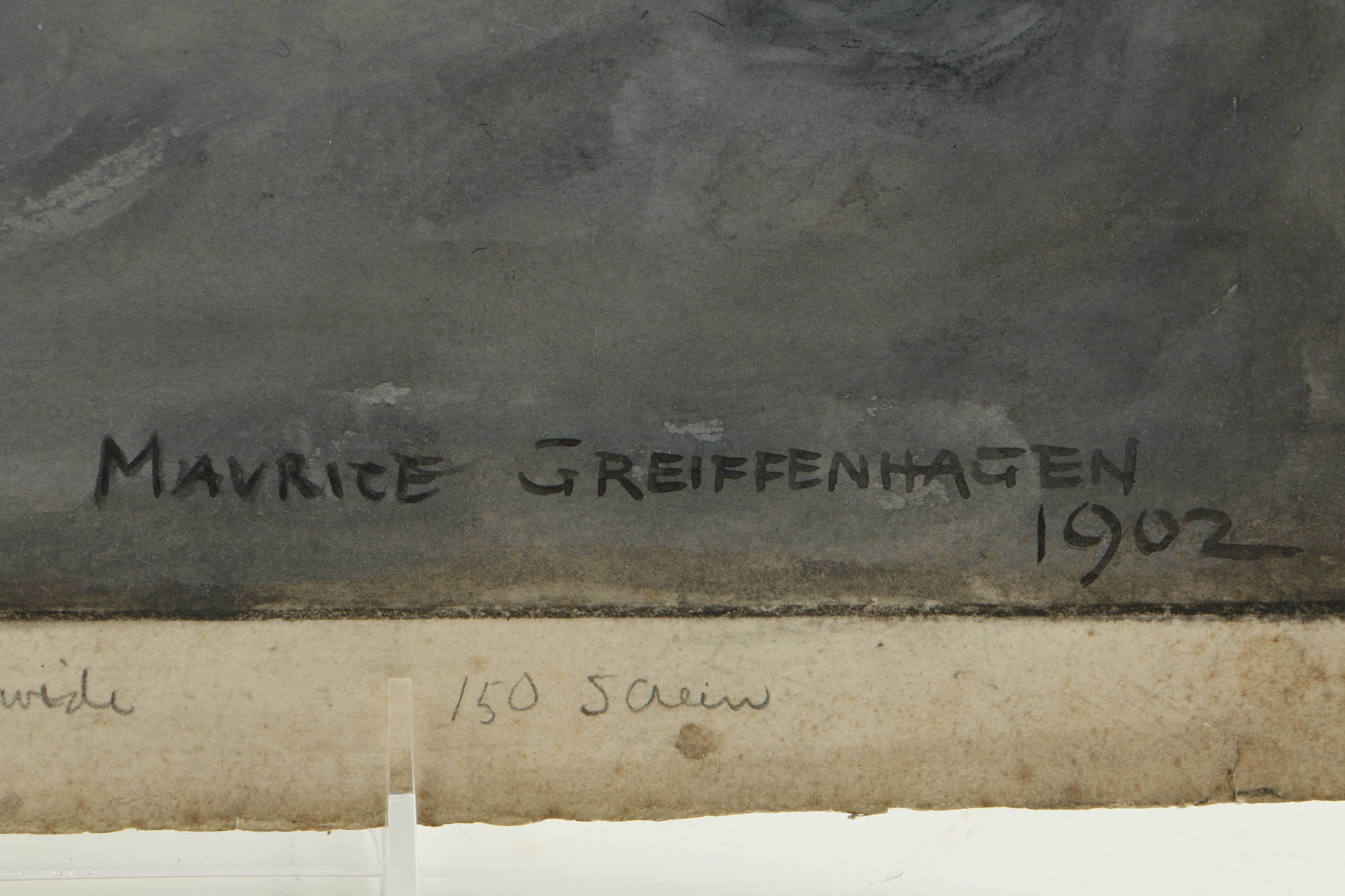 Maurice Greiffenhagen 1902 Mixed Media Book Illustration on Paper