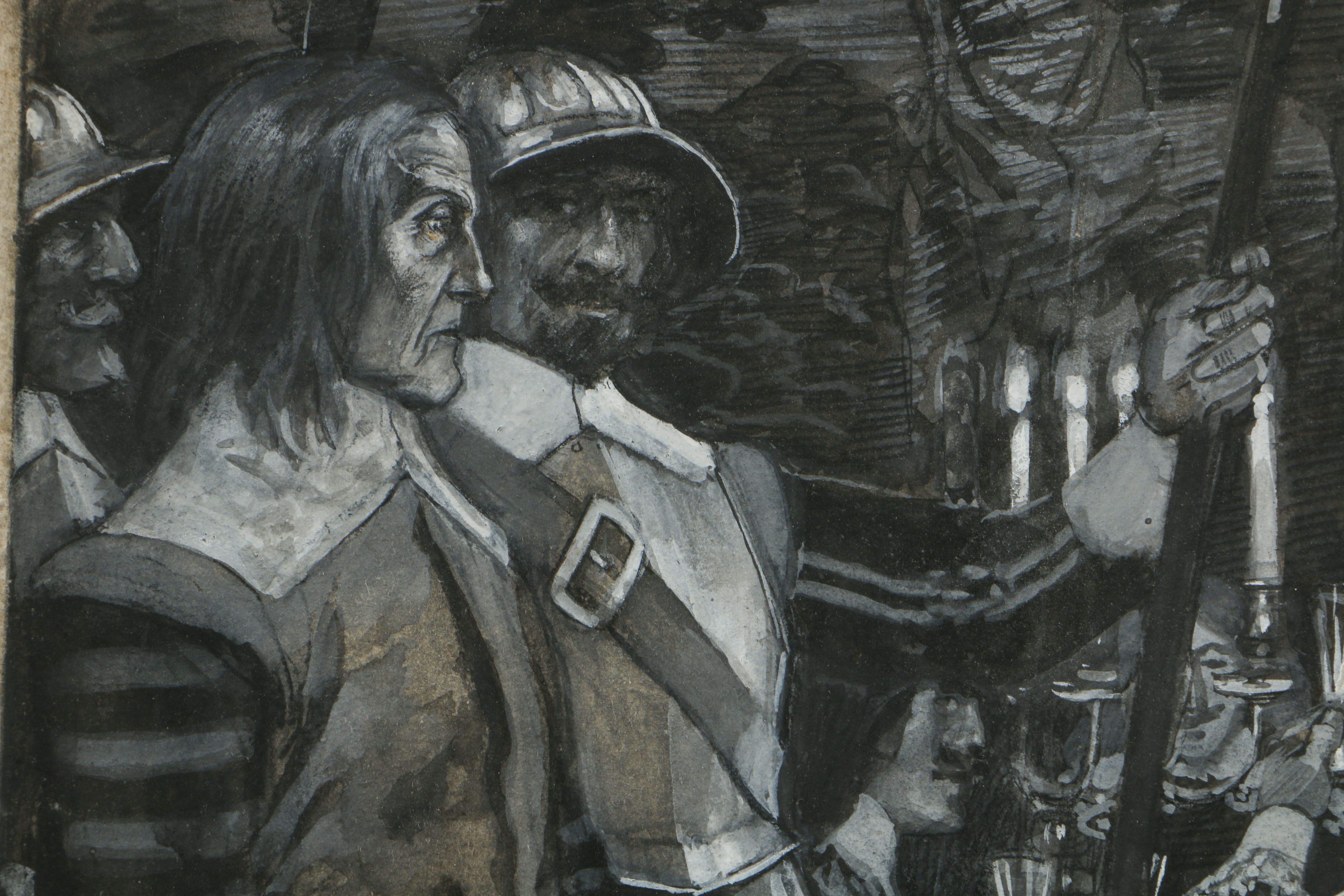 Maurice Greiffenhagen 1902 Mixed Media Book Illustration on Paper