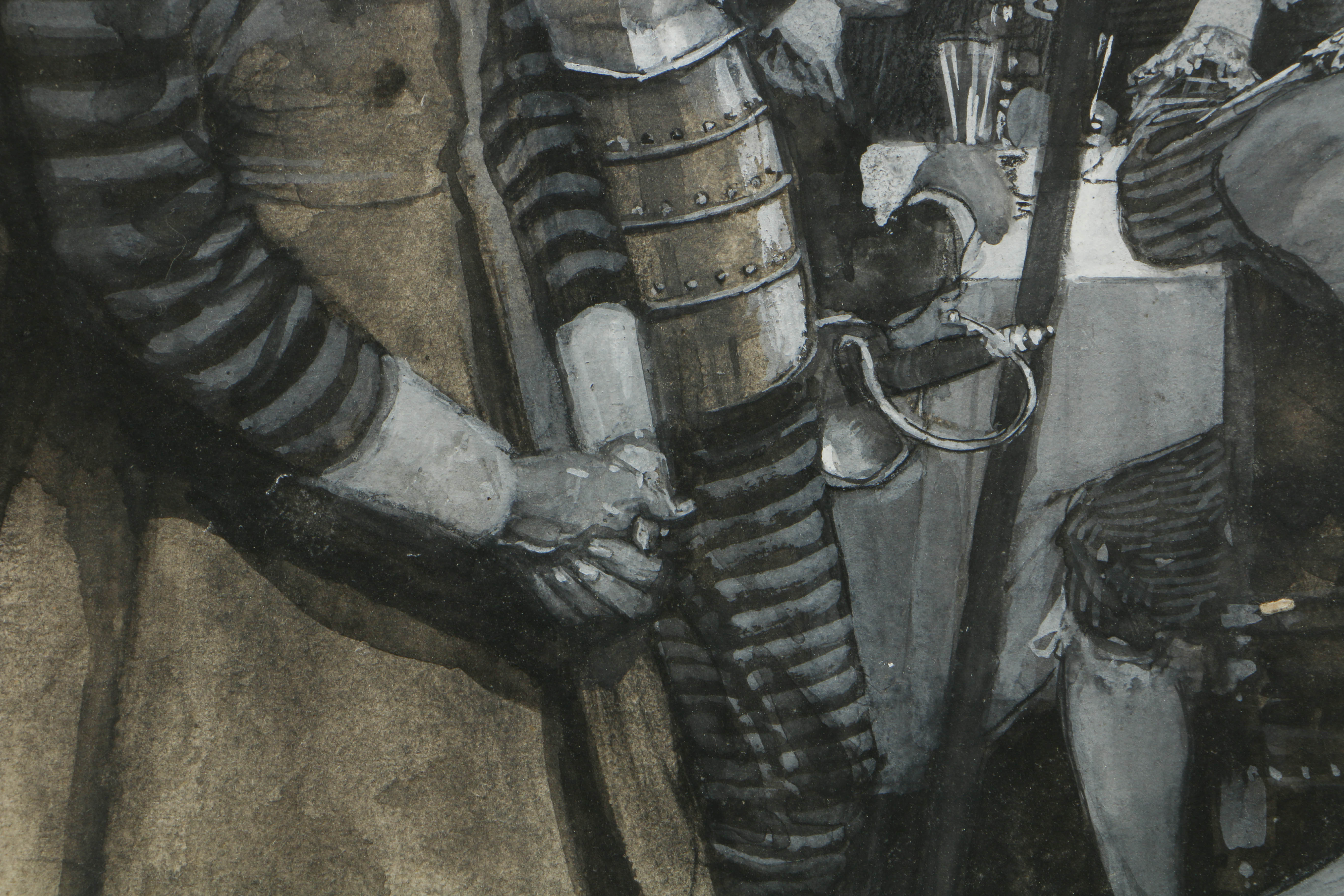 Maurice Greiffenhagen 1902 Mixed Media Book Illustration on Paper