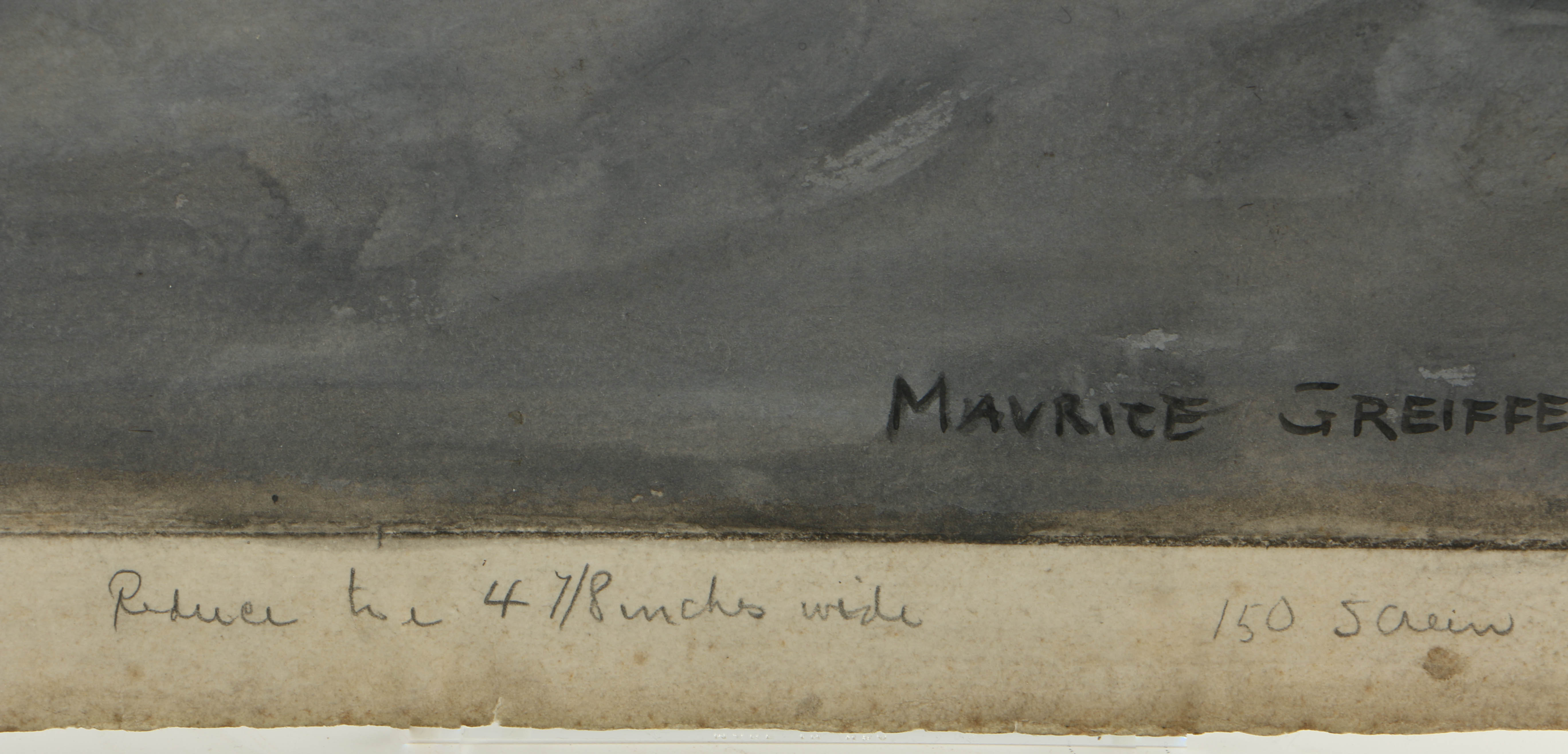 Maurice Greiffenhagen 1902 Mixed Media Book Illustration on Paper