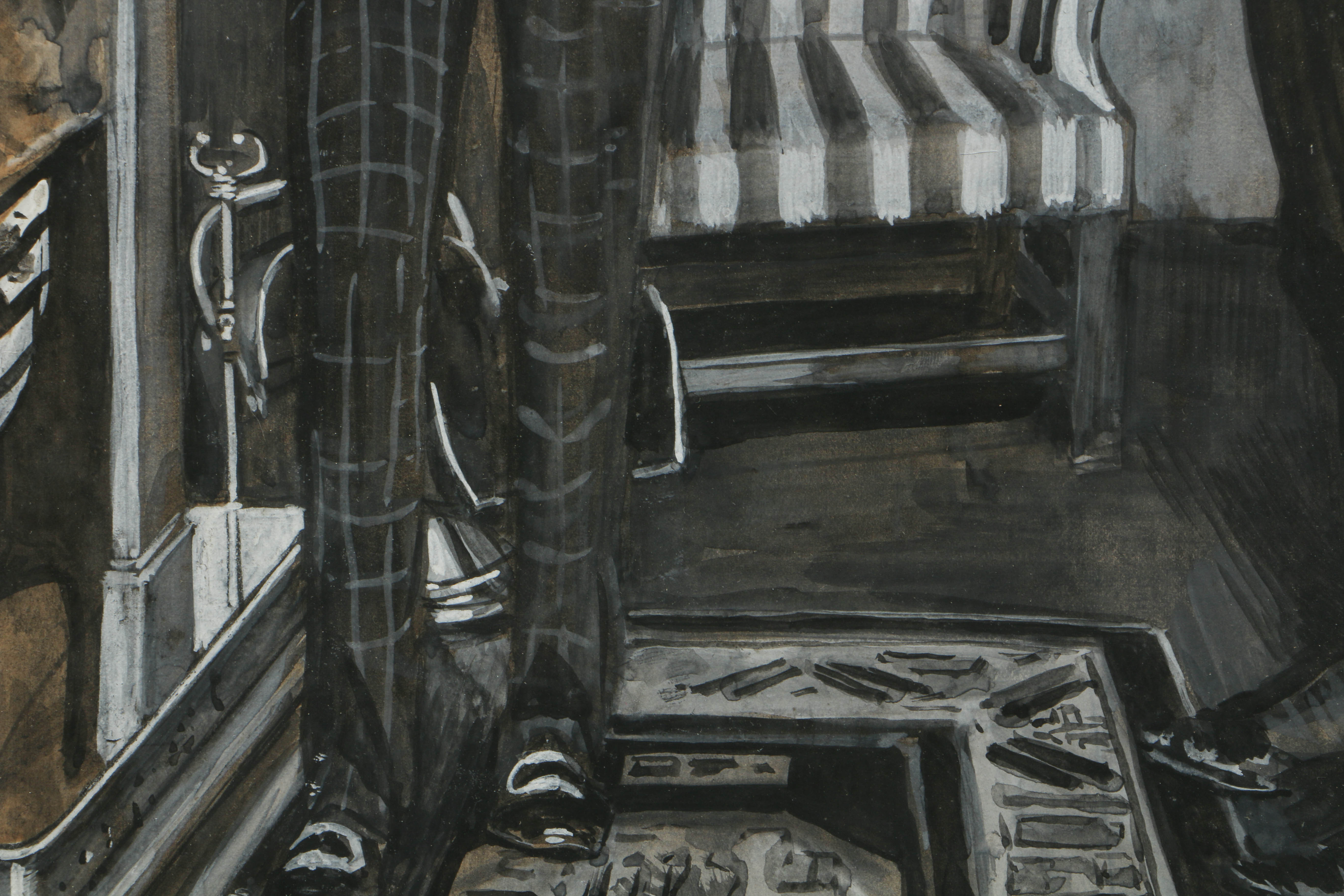 Maurice Greiffenhagen 1901 Mixed Media Illustration for "The Laird's Luck"