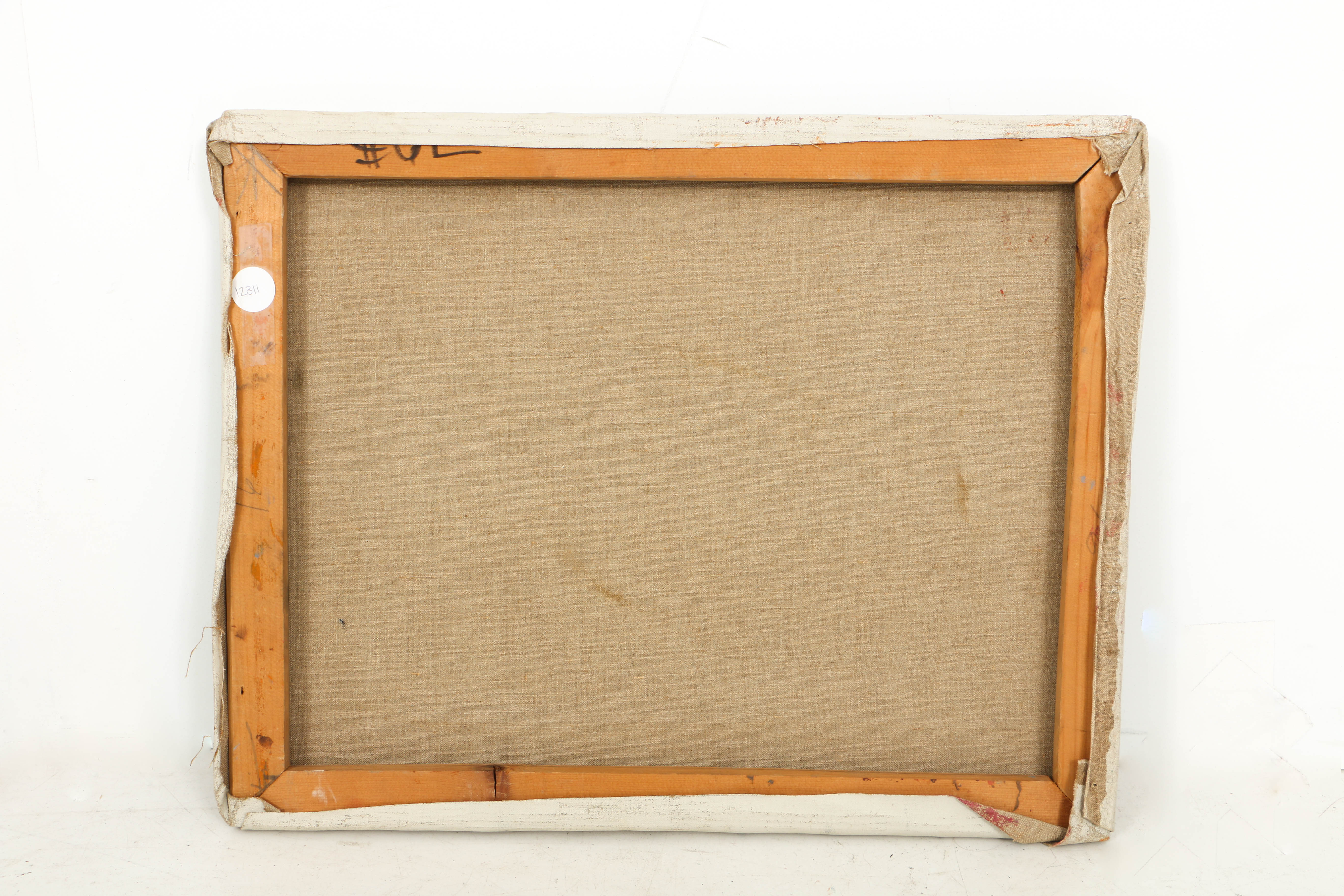 Edgar Yaeger Oil Painting on Canvas of Nude Female Figure