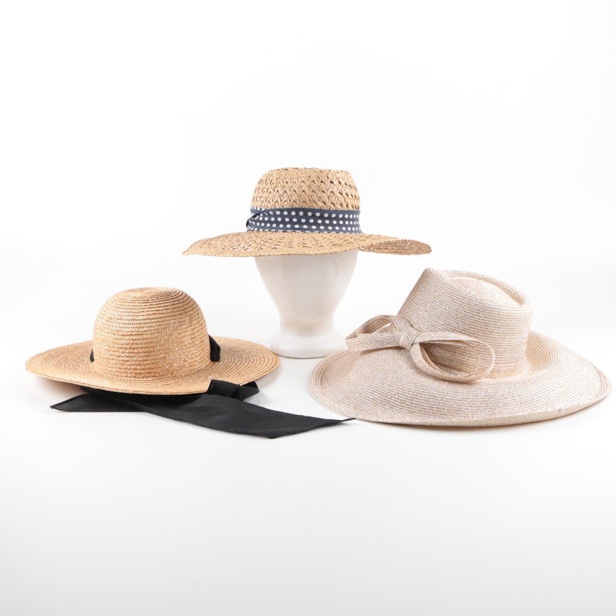 Summer Straw Hats Including Fine Millinery