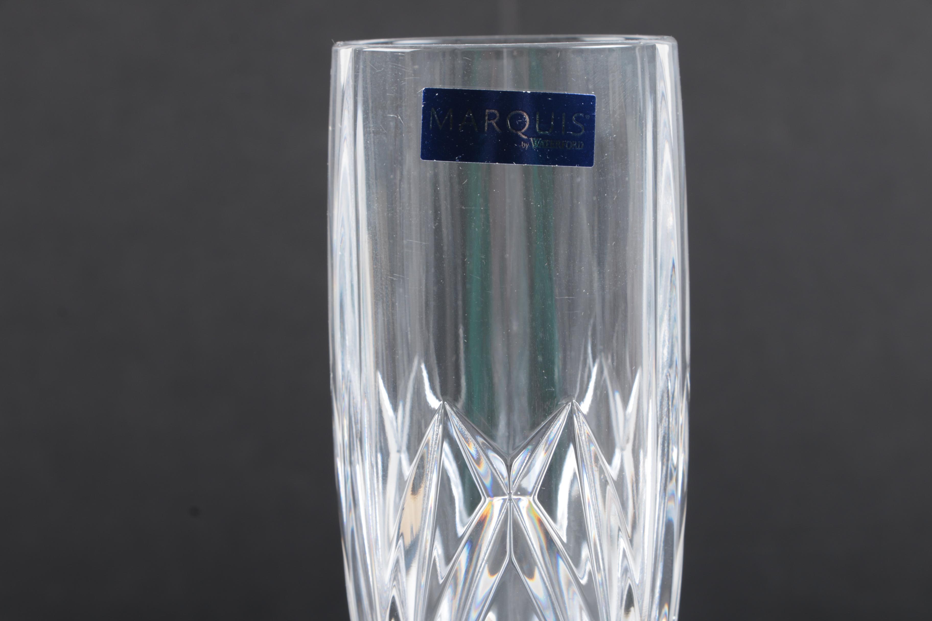 Marquis by Waterford "Brookside" Crystal Champagne Flutes