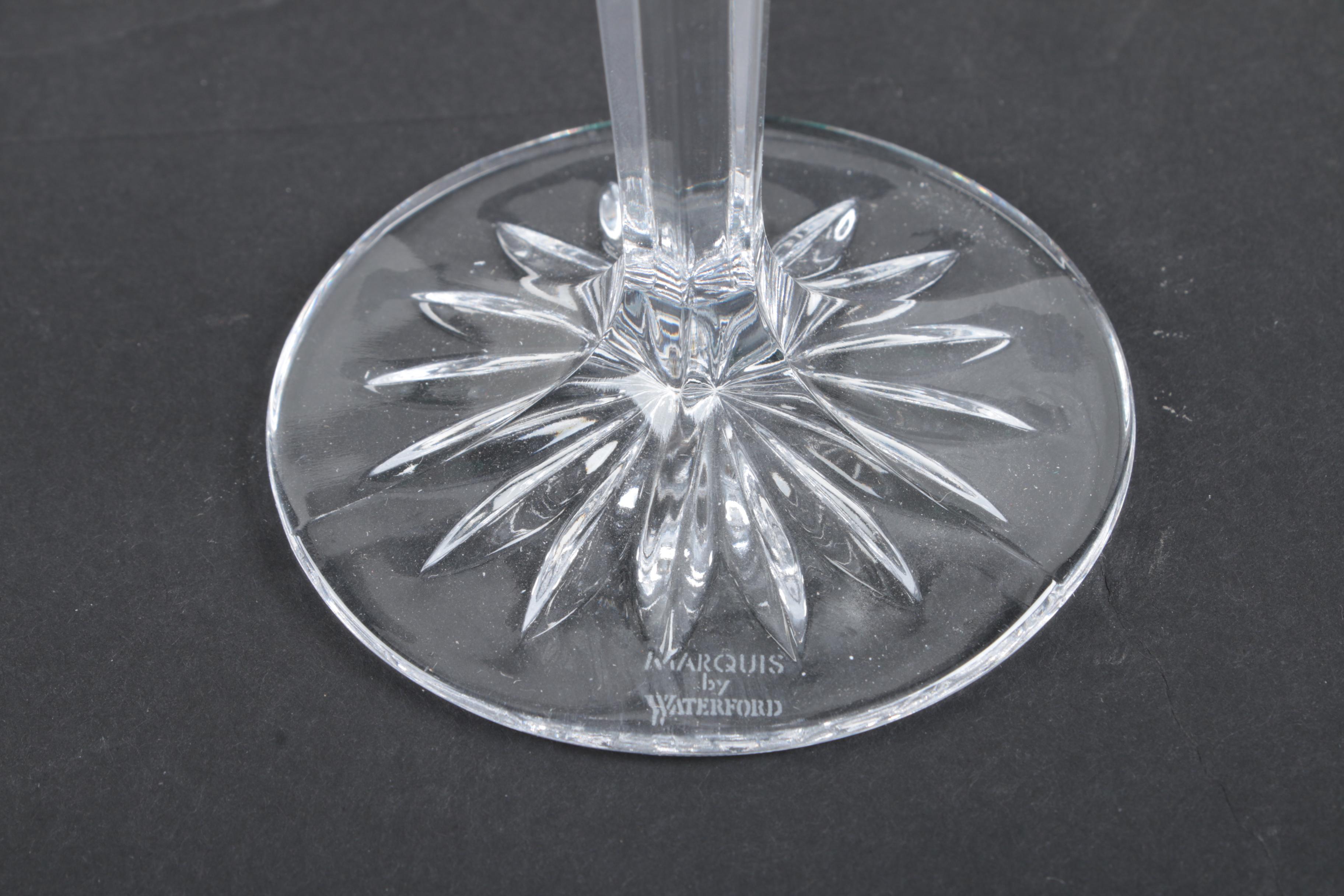 Marquis by Waterford "Brookside" Crystal Champagne Flutes
