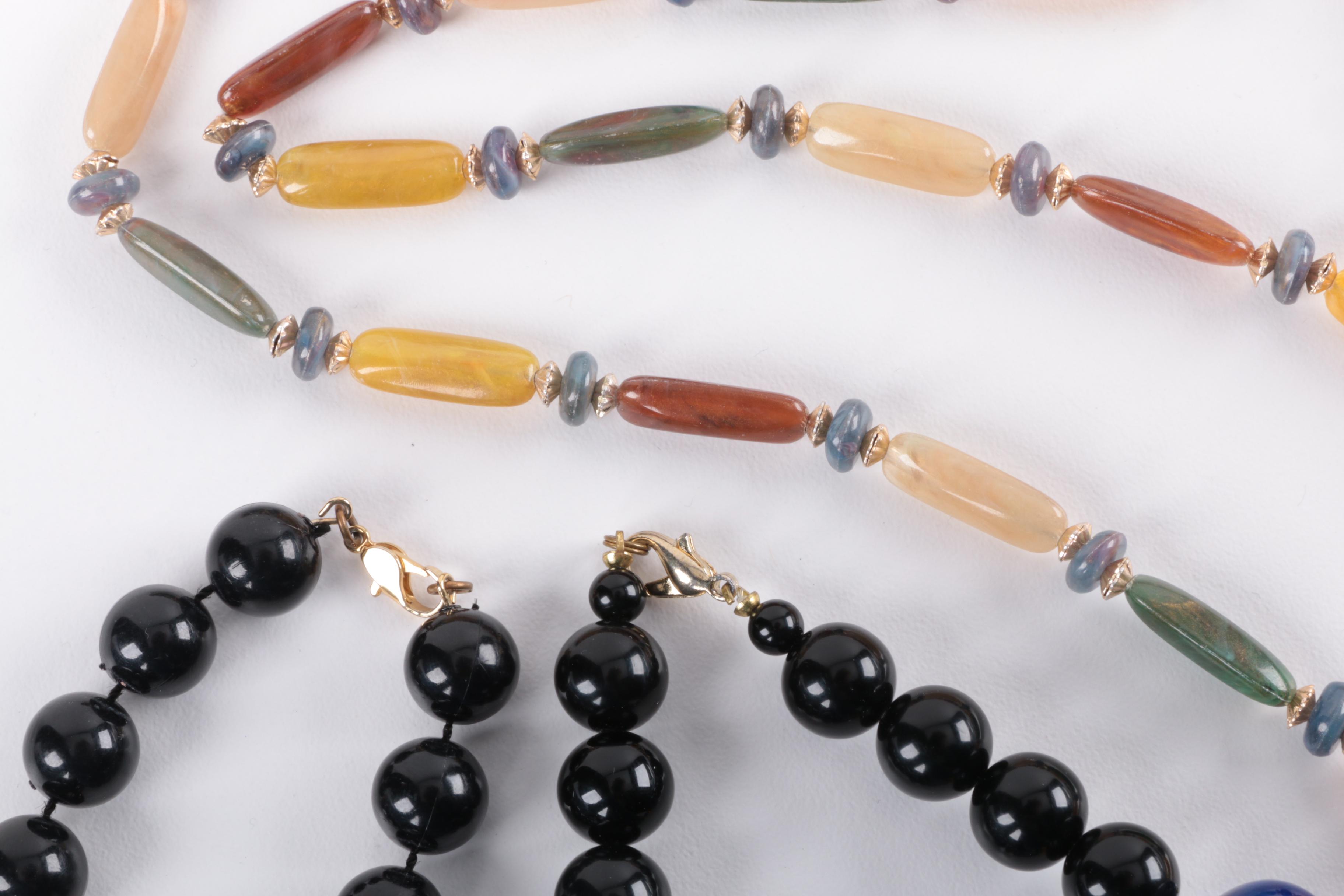 Costume Jewelry Beaded Necklaces