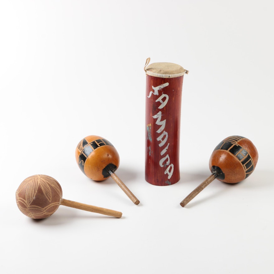 Souvenir Maracas and Güiro