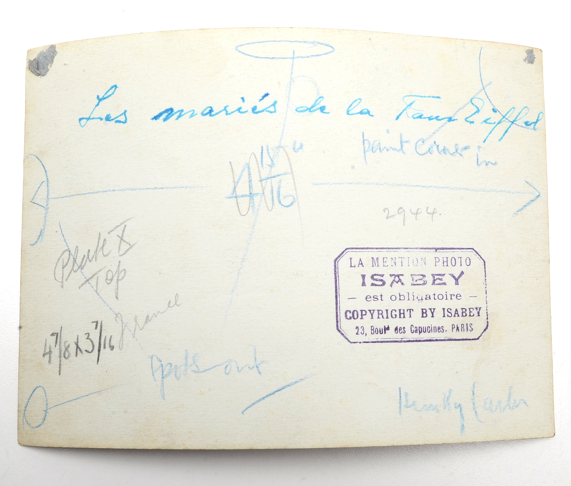 Three Early 20th Century Photographs of French Cinema and Theater