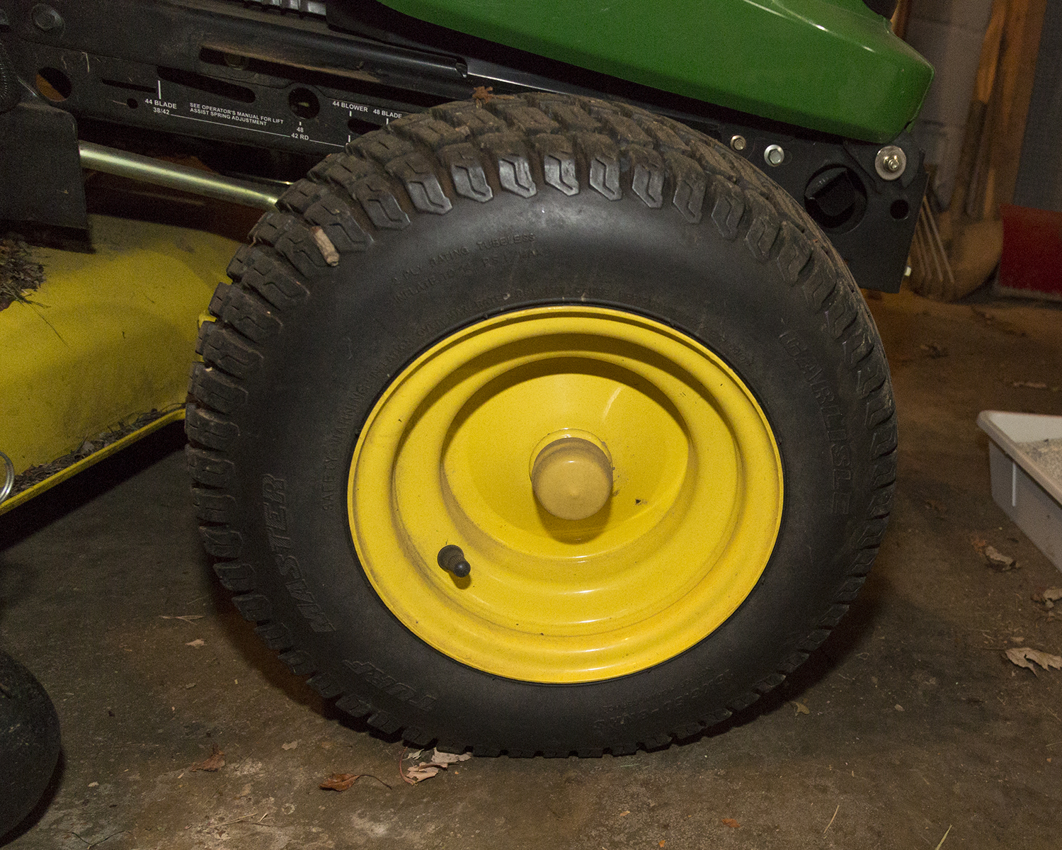 John Deere X500 Multi-Terrain Riding Mower with Collection System