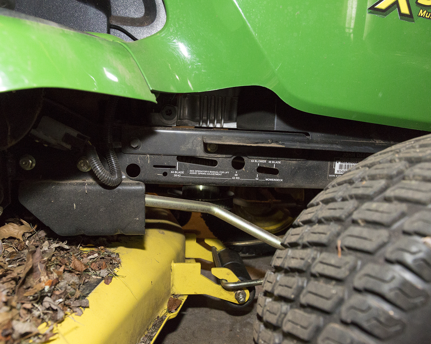 John Deere X500 Multi-Terrain Riding Mower with Collection System