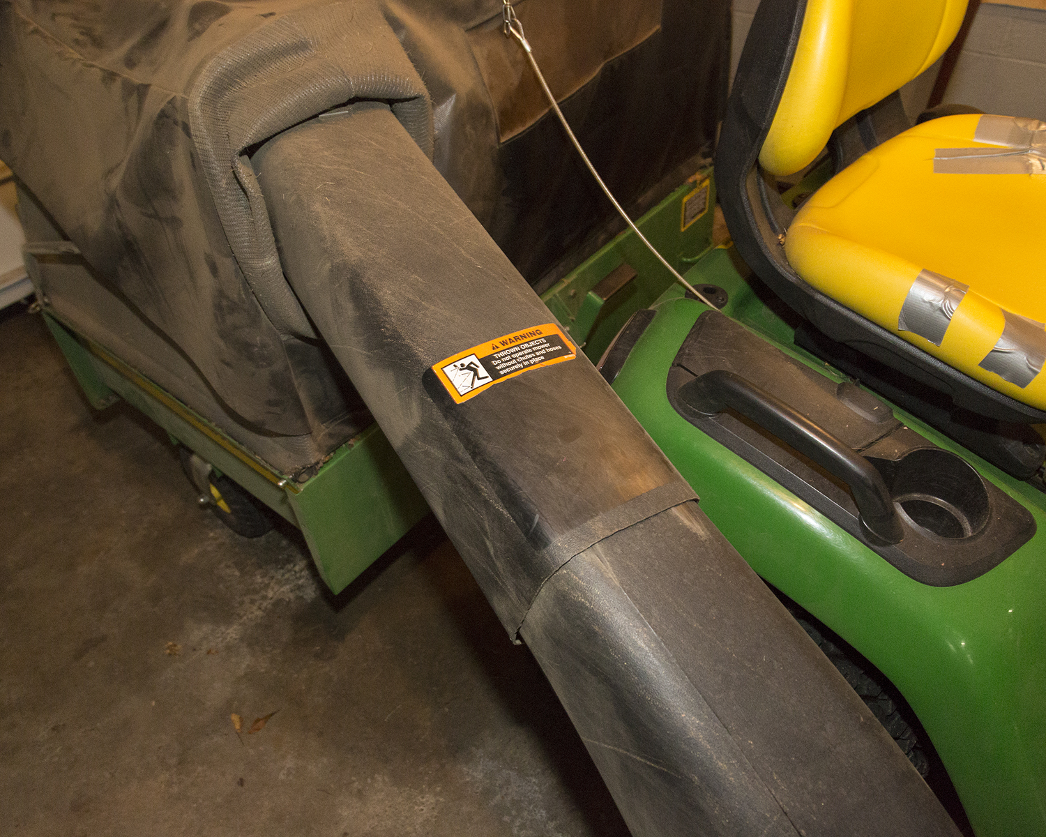 John Deere X500 Multi-Terrain Riding Mower with Collection System