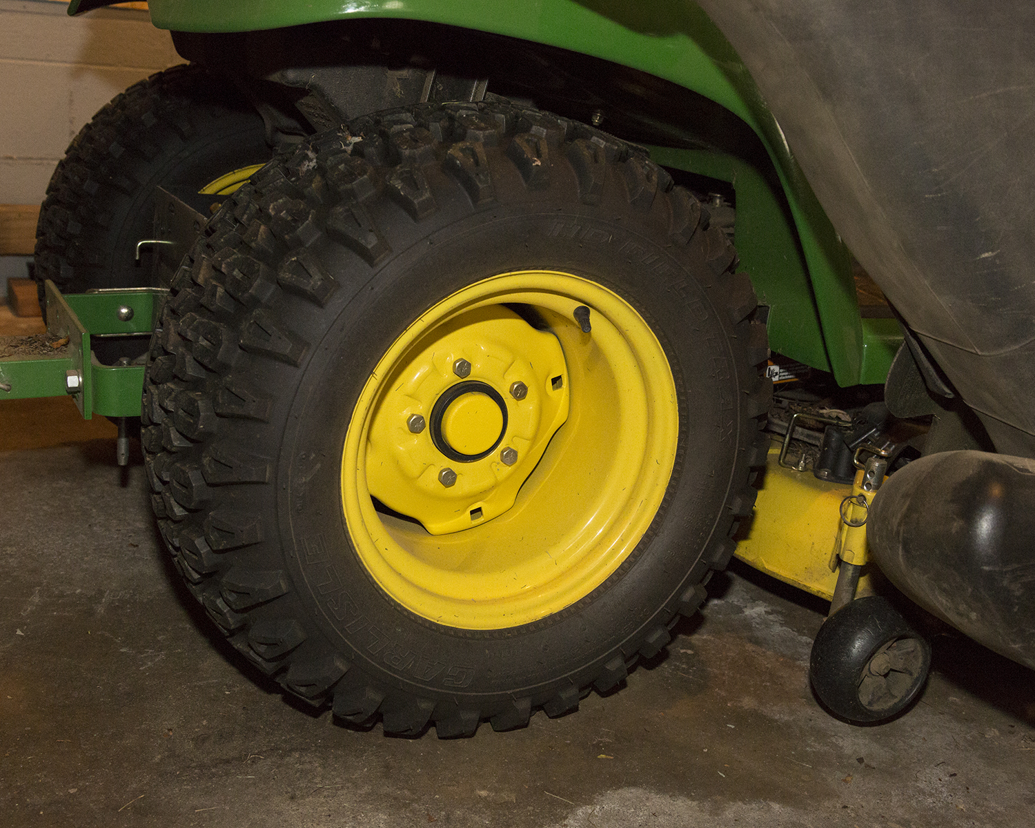 John Deere X500 Multi-Terrain Riding Mower with Collection System