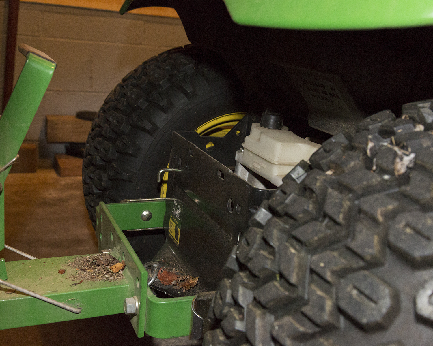 John Deere X500 Multi-Terrain Riding Mower with Collection System