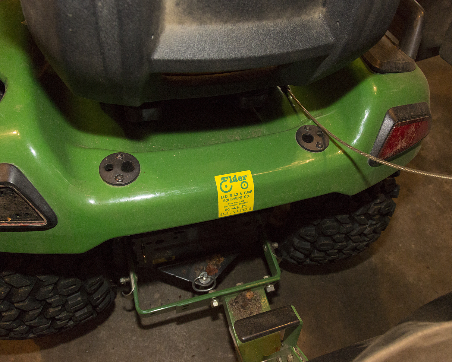 John Deere X500 Multi-Terrain Riding Mower with Collection System