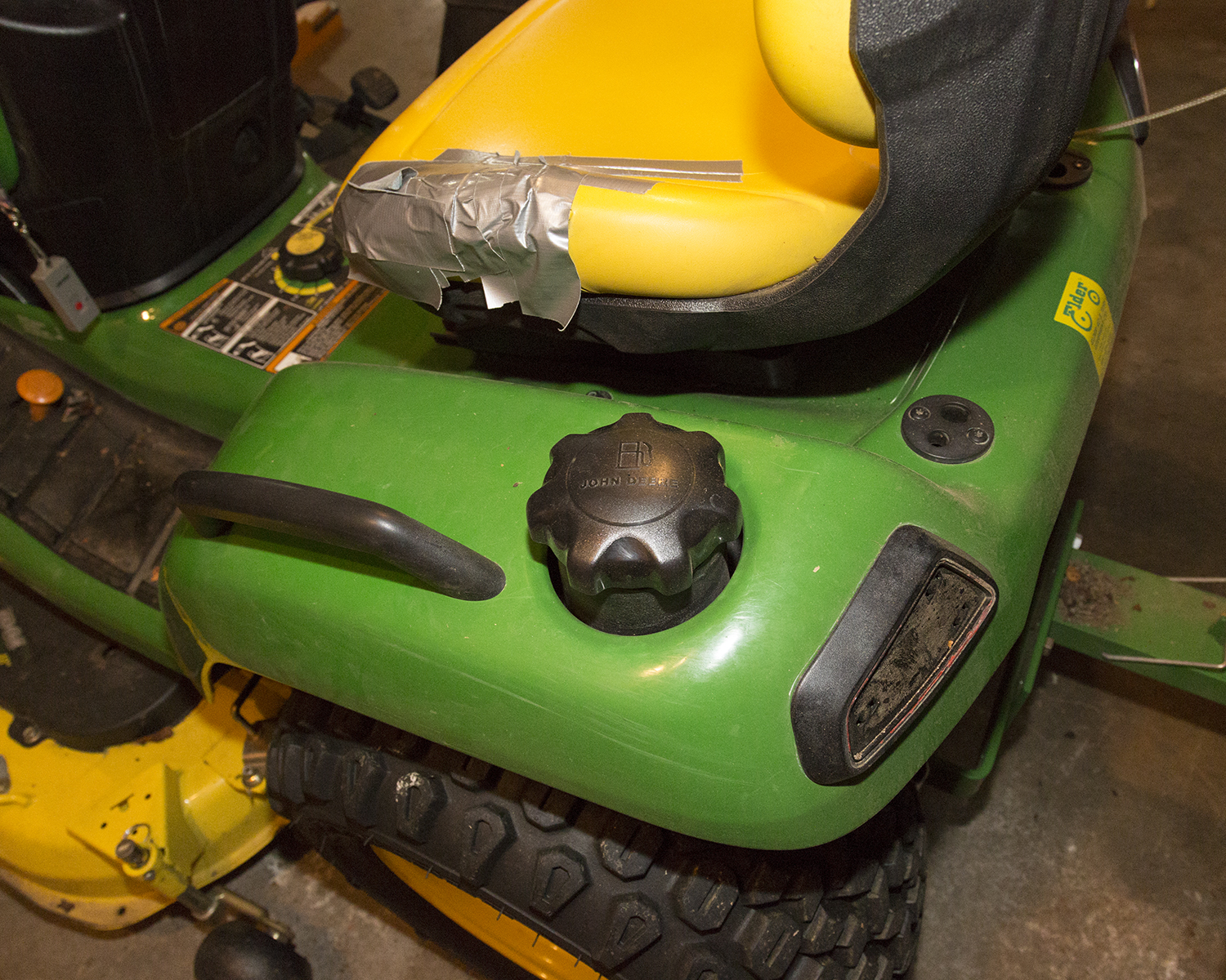 John Deere X500 Multi-Terrain Riding Mower with Collection System
