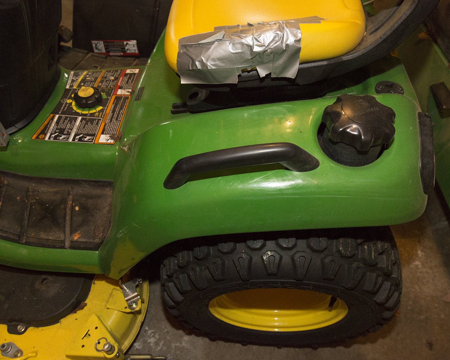 John Deere X500 Multi-Terrain Riding Mower with Collection System