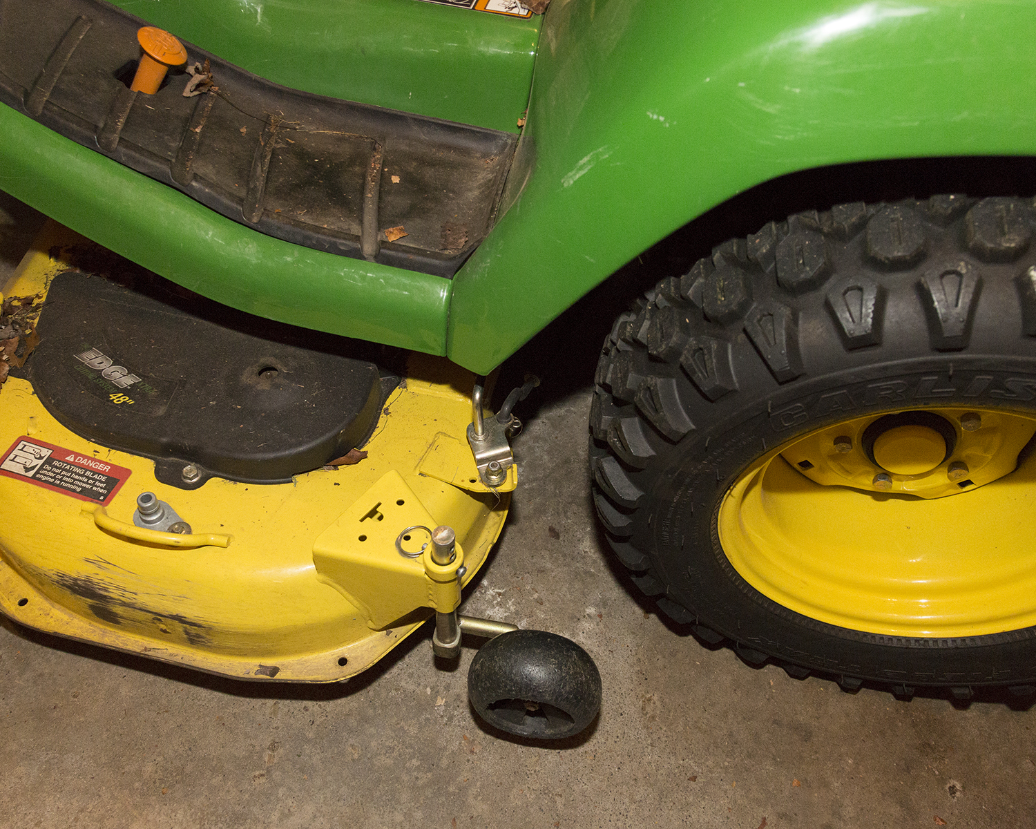 John Deere X500 Multi-Terrain Riding Mower with Collection System