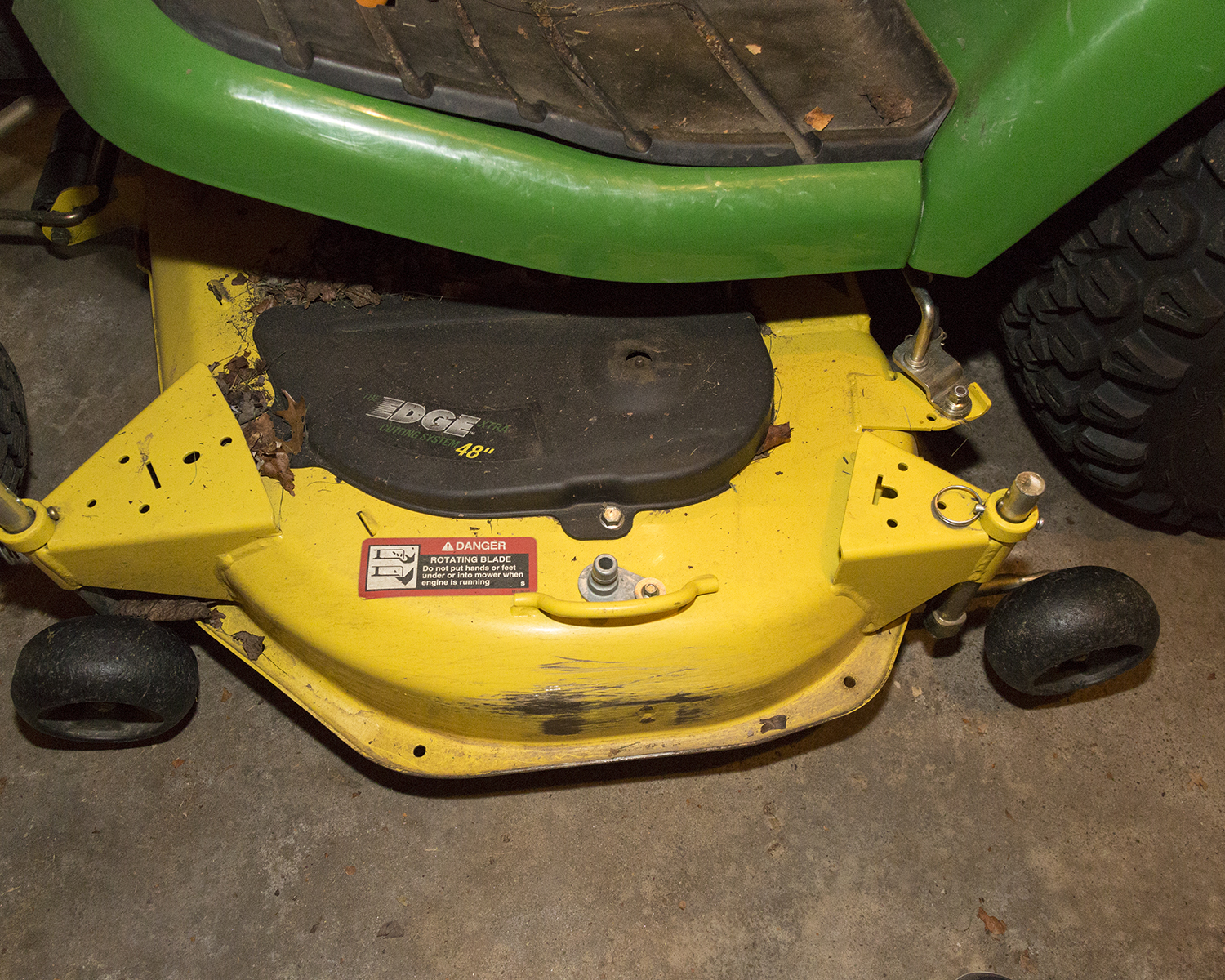 John Deere X500 Multi-Terrain Riding Mower with Collection System