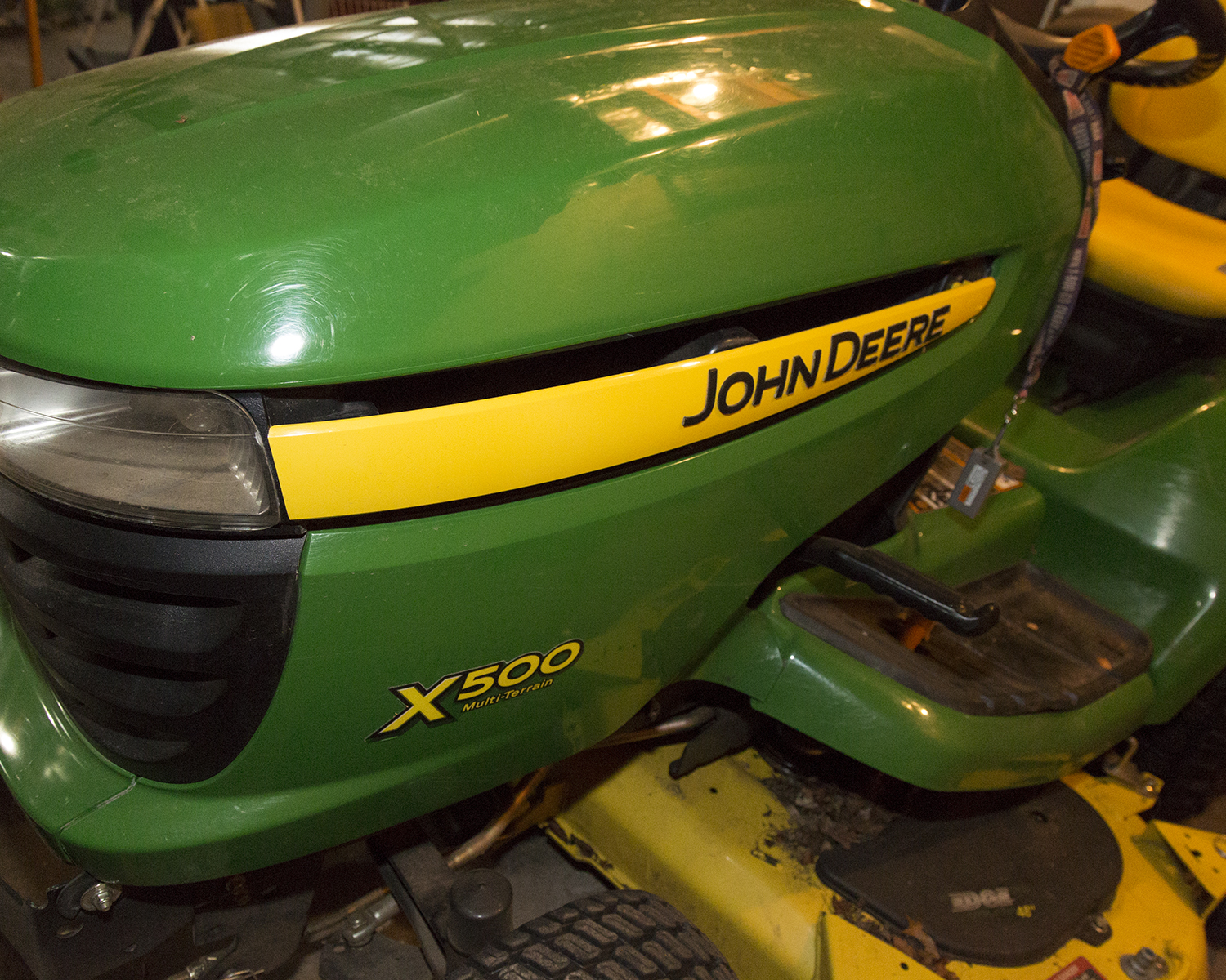John Deere X500 Multi-Terrain Riding Mower with Collection System