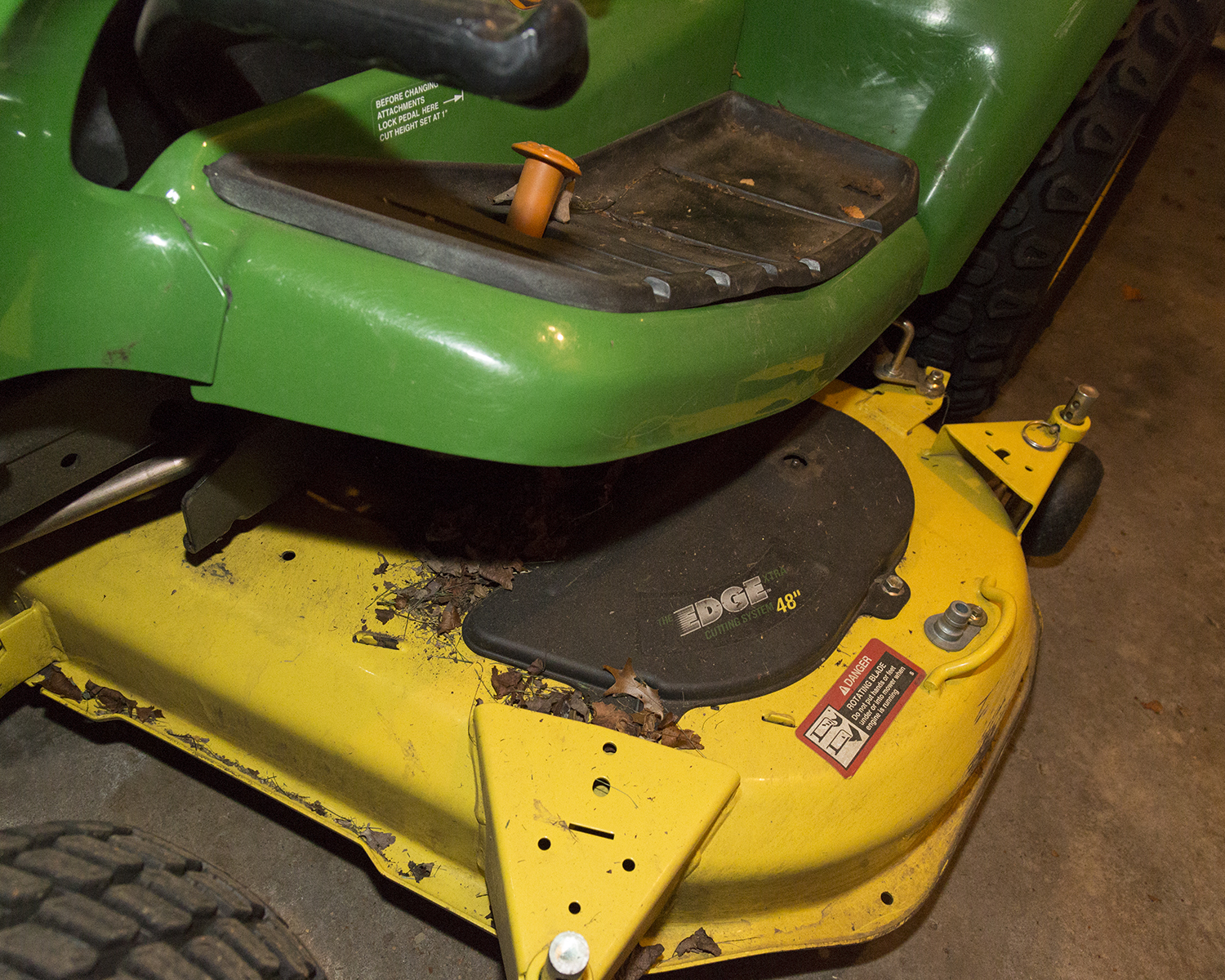 John Deere X500 Multi-Terrain Riding Mower with Collection System