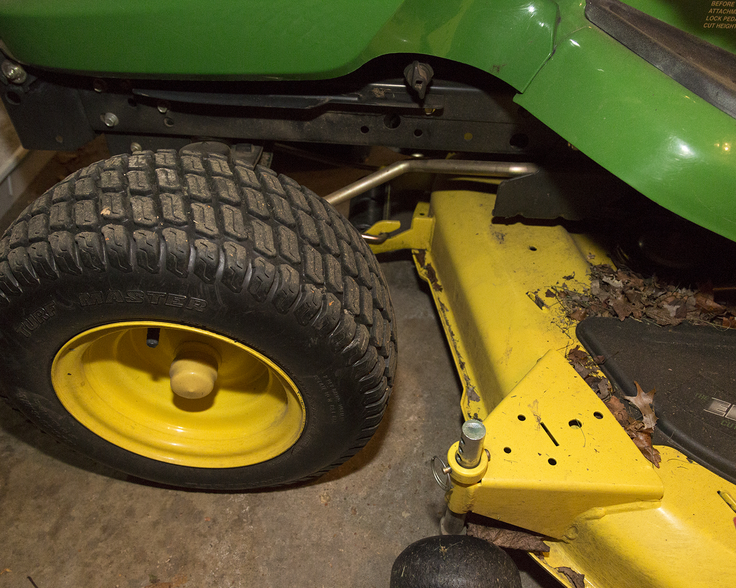 John Deere X500 Multi-Terrain Riding Mower with Collection System