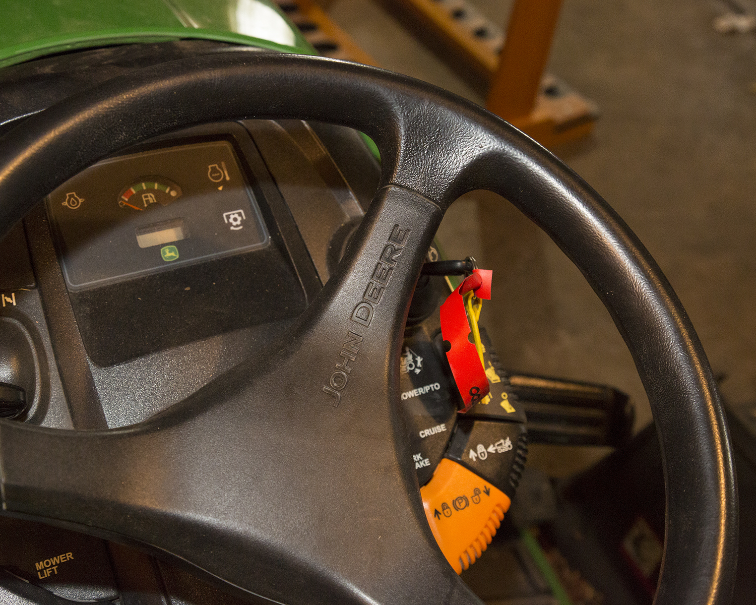 John Deere X500 Multi-Terrain Riding Mower with Collection System