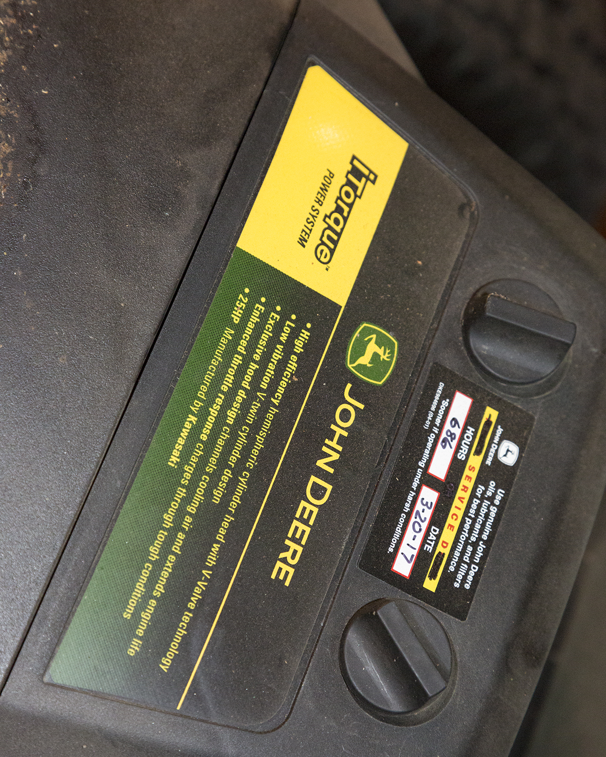 John Deere X500 Multi-Terrain Riding Mower with Collection System