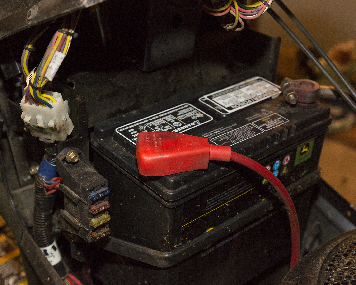 John Deere X500 Multi-Terrain Riding Mower with Collection System