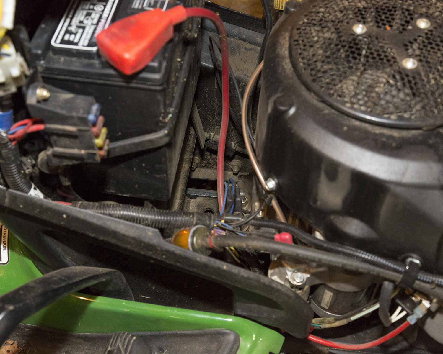 John Deere X500 Multi-Terrain Riding Mower with Collection System