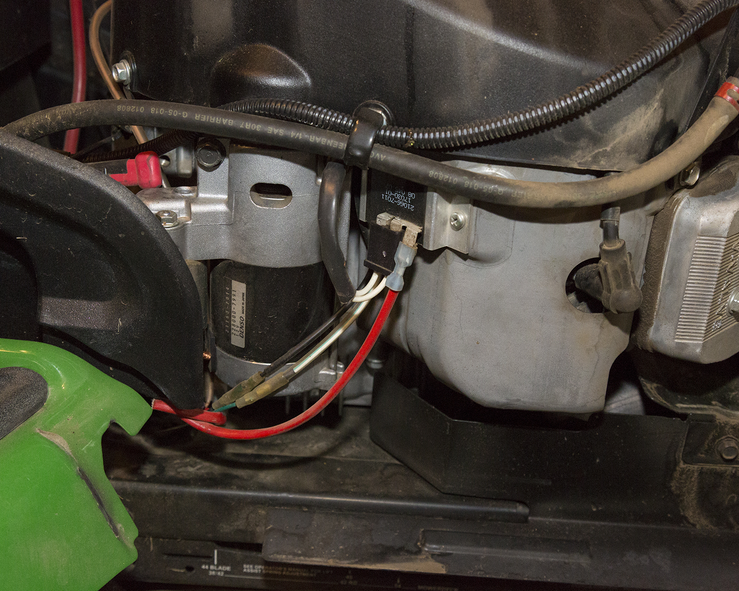 John Deere X500 Multi-Terrain Riding Mower with Collection System