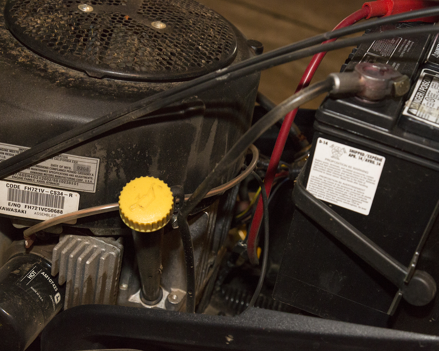 John Deere X500 Multi-Terrain Riding Mower with Collection System