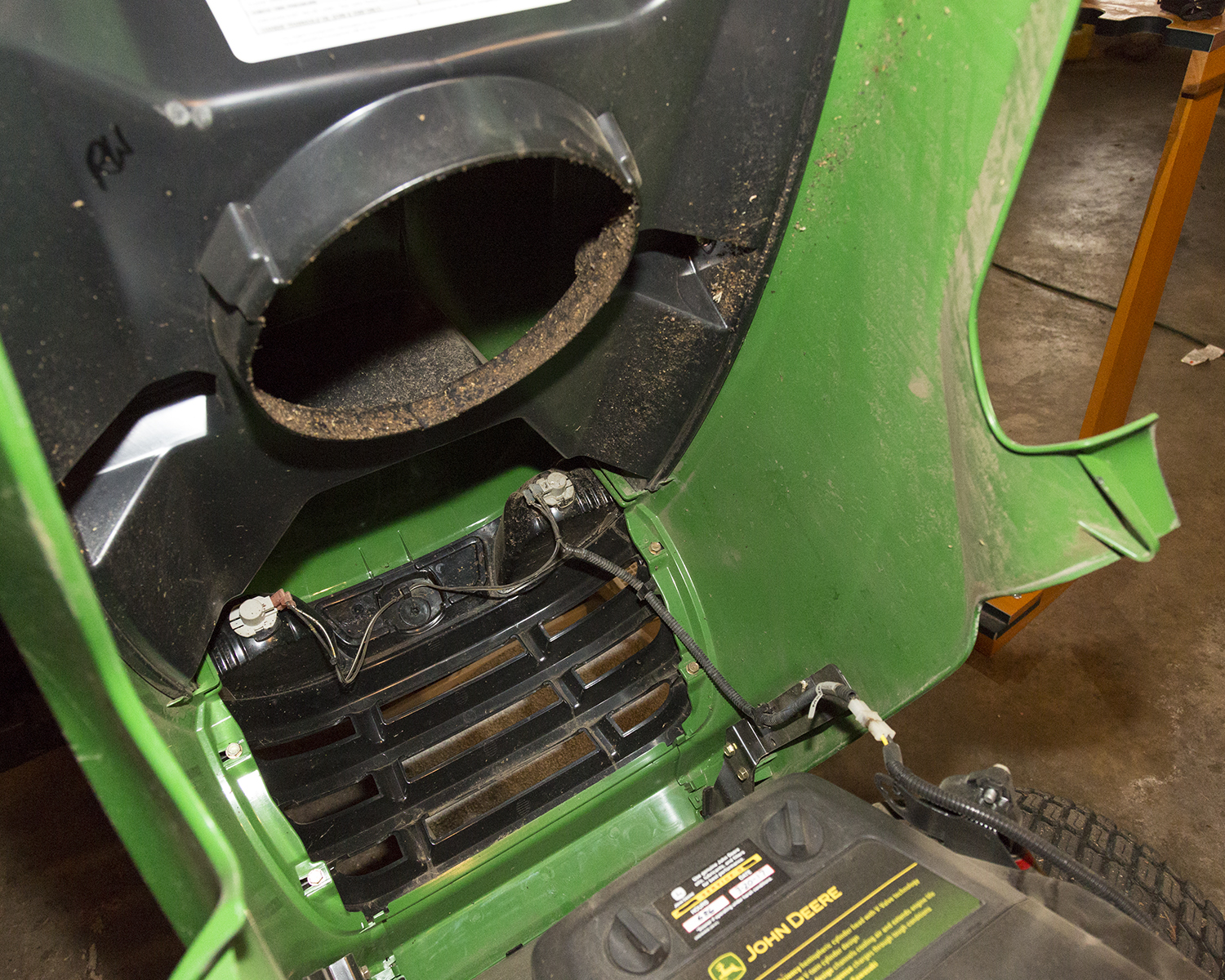 John Deere X500 Multi-Terrain Riding Mower with Collection System