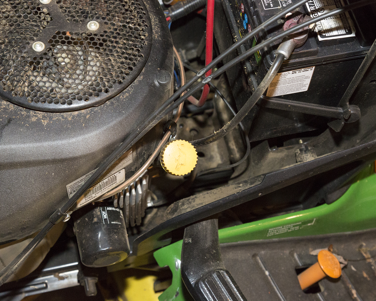 John Deere X500 Multi-Terrain Riding Mower with Collection System