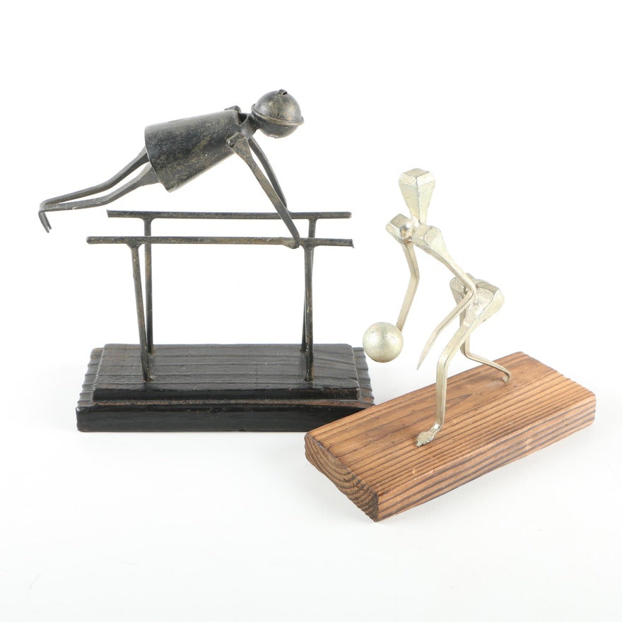 Metal Sports Figurines Made in Spain