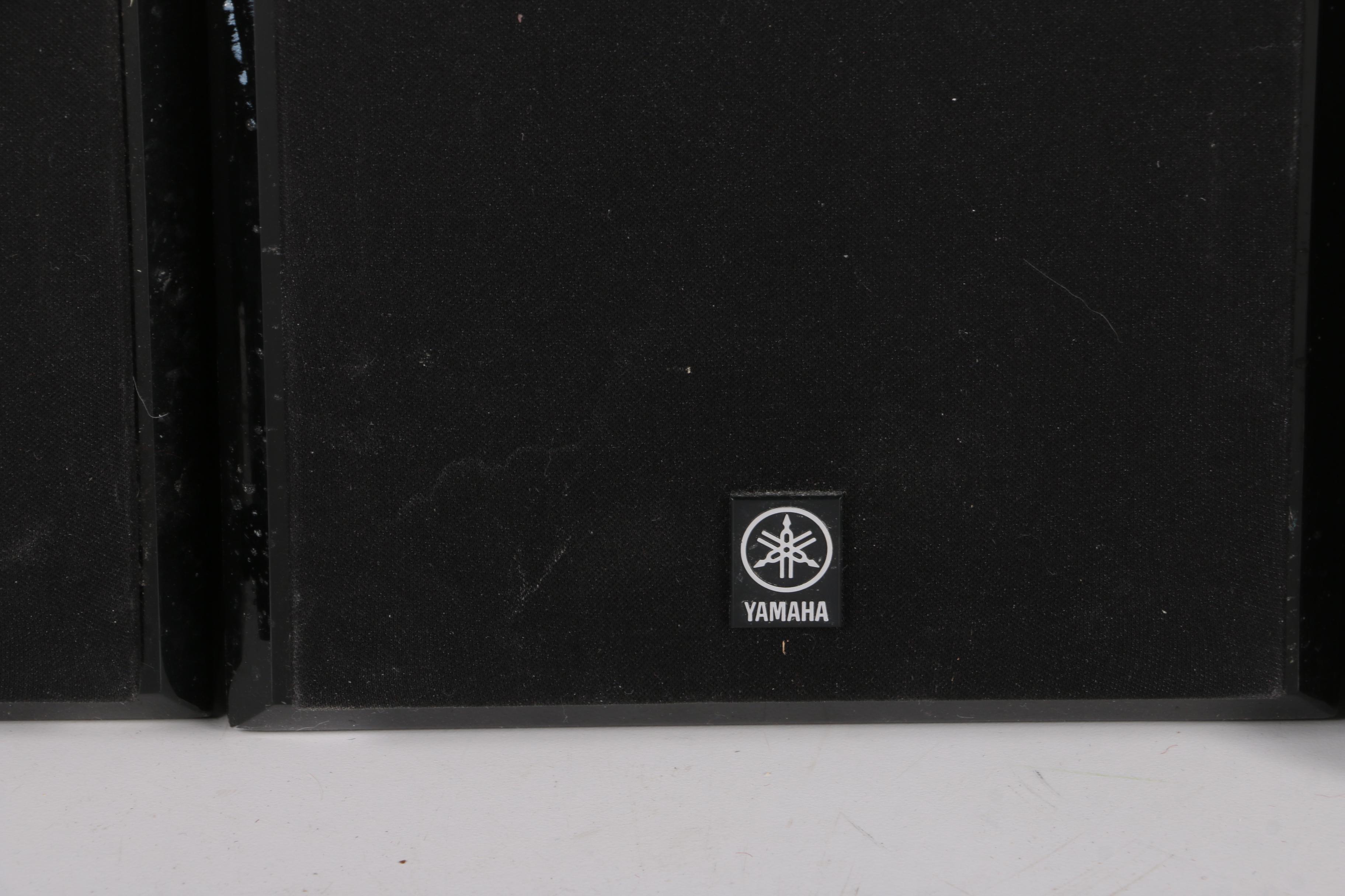 Yamaha and Aiwa Stereo Speakers