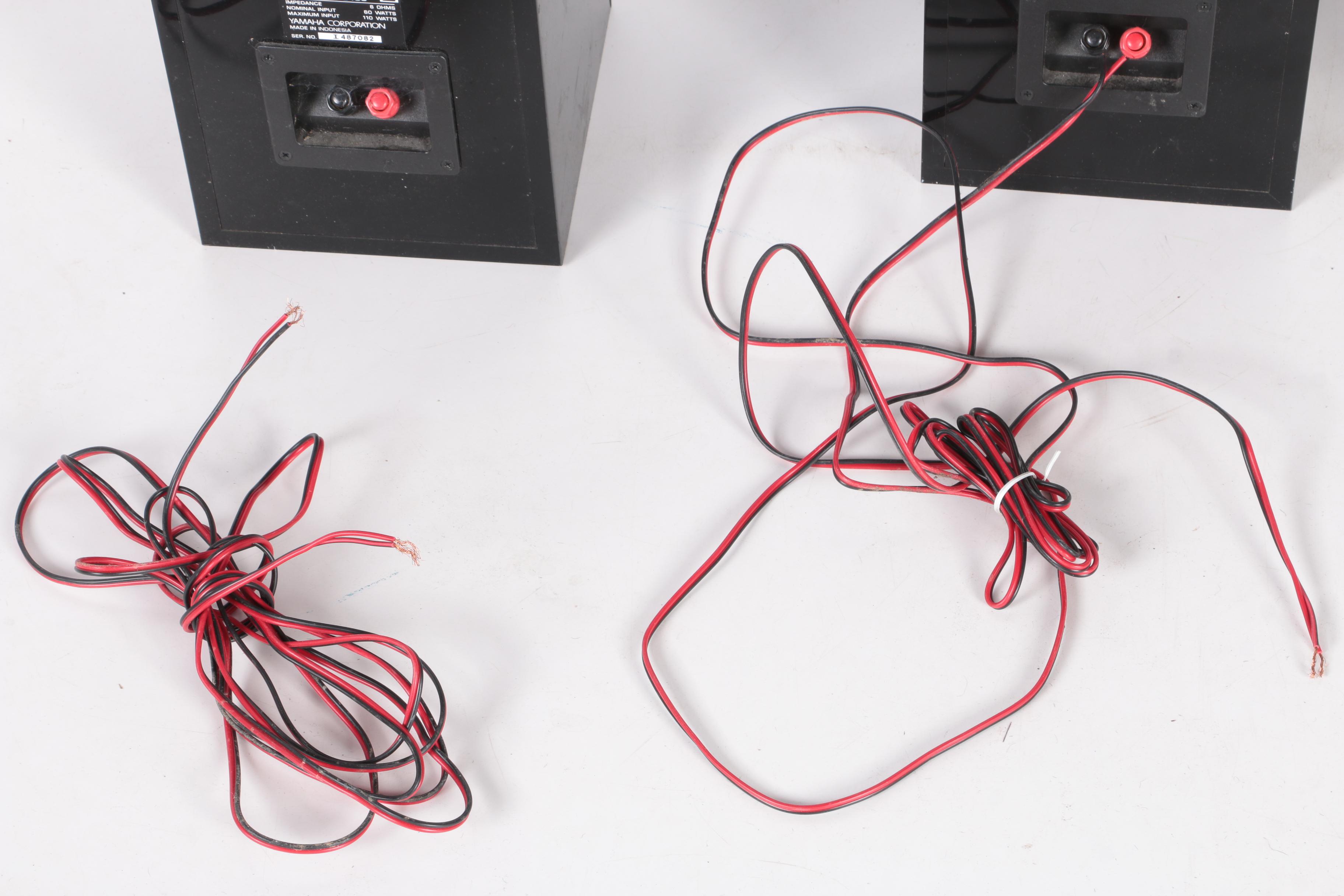 Yamaha and Aiwa Stereo Speakers