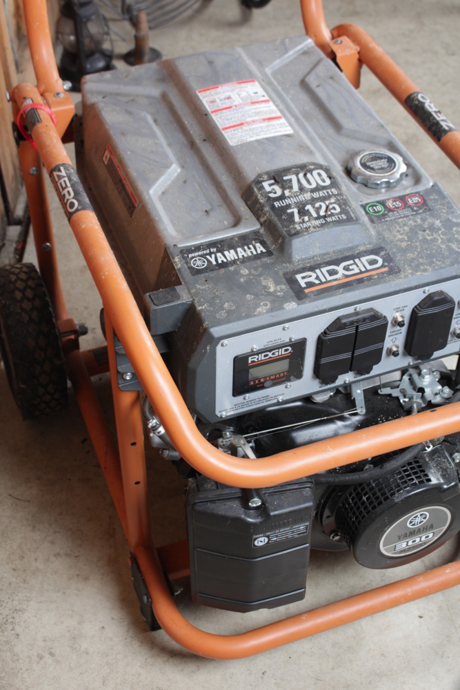 Rigid 5700 Watt Yamaha Powered Portable Generator