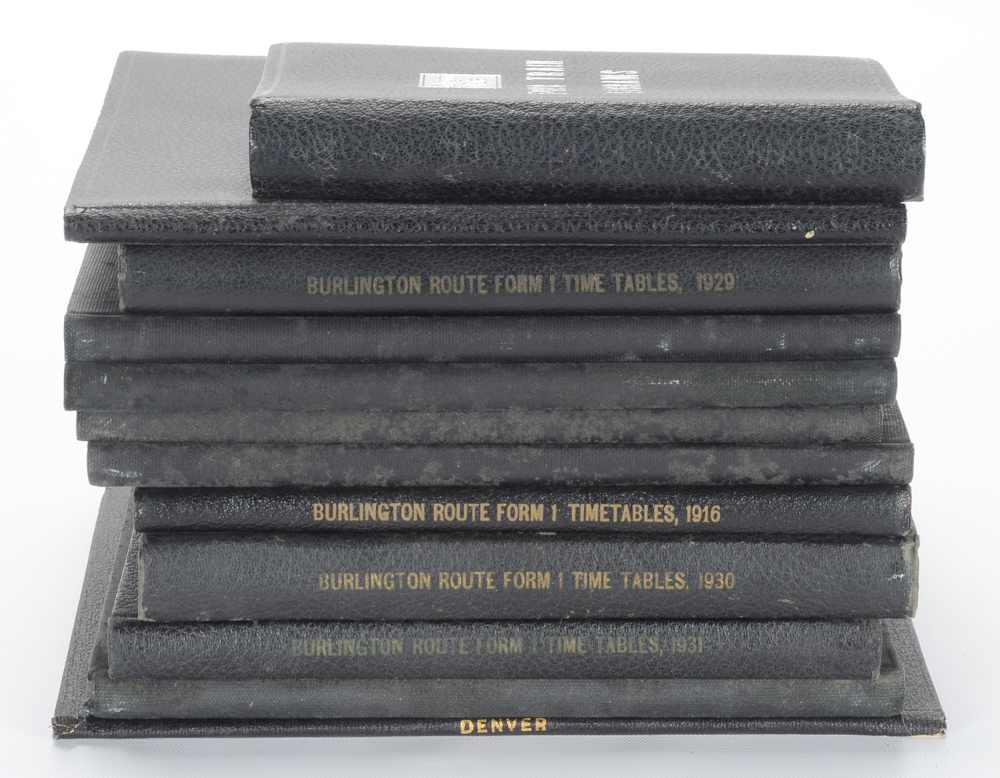 Railroad Time Table and Diagram Books