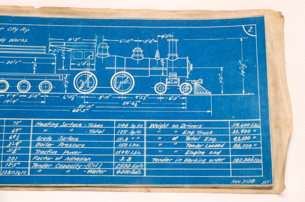Ft. Worth & Denver and Wichita Valley Locomotive Diagrams