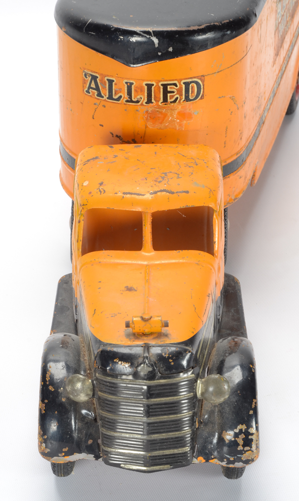 Vintage Buddy L "Allied Van Lines" Pressed Steel Truck