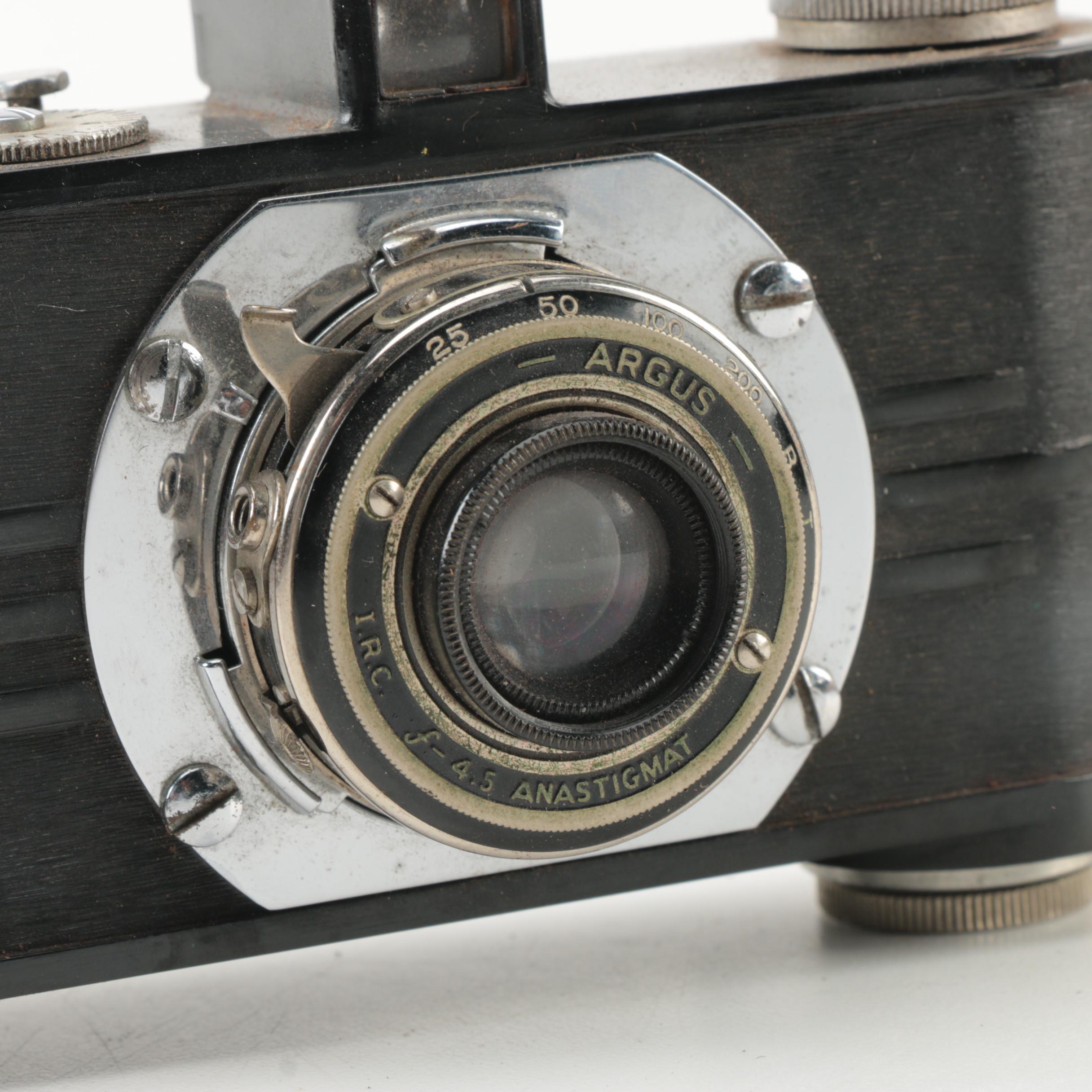 Vintage Argus and Minolta 35mm Film Cameras