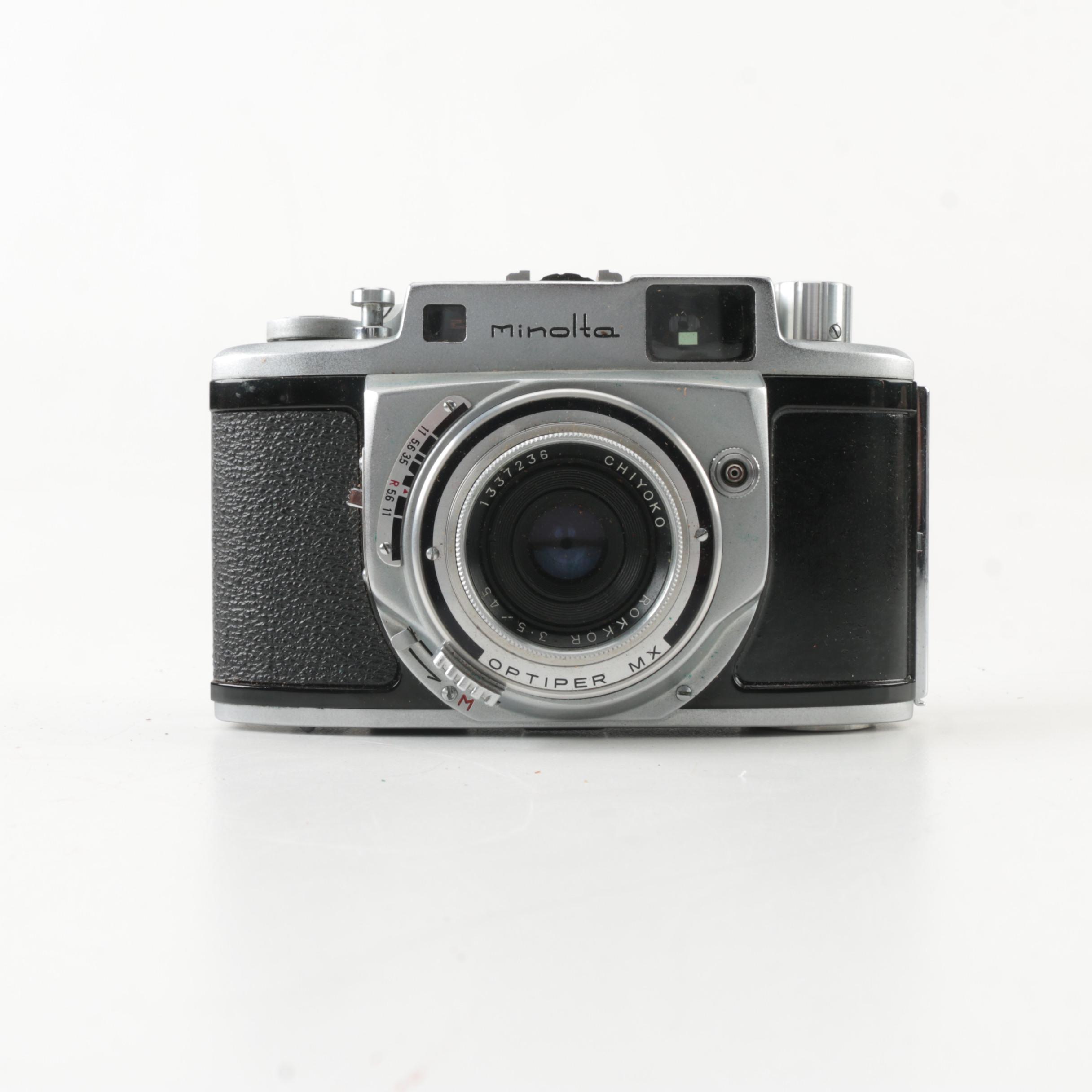 Vintage Argus and Minolta 35mm Film Cameras