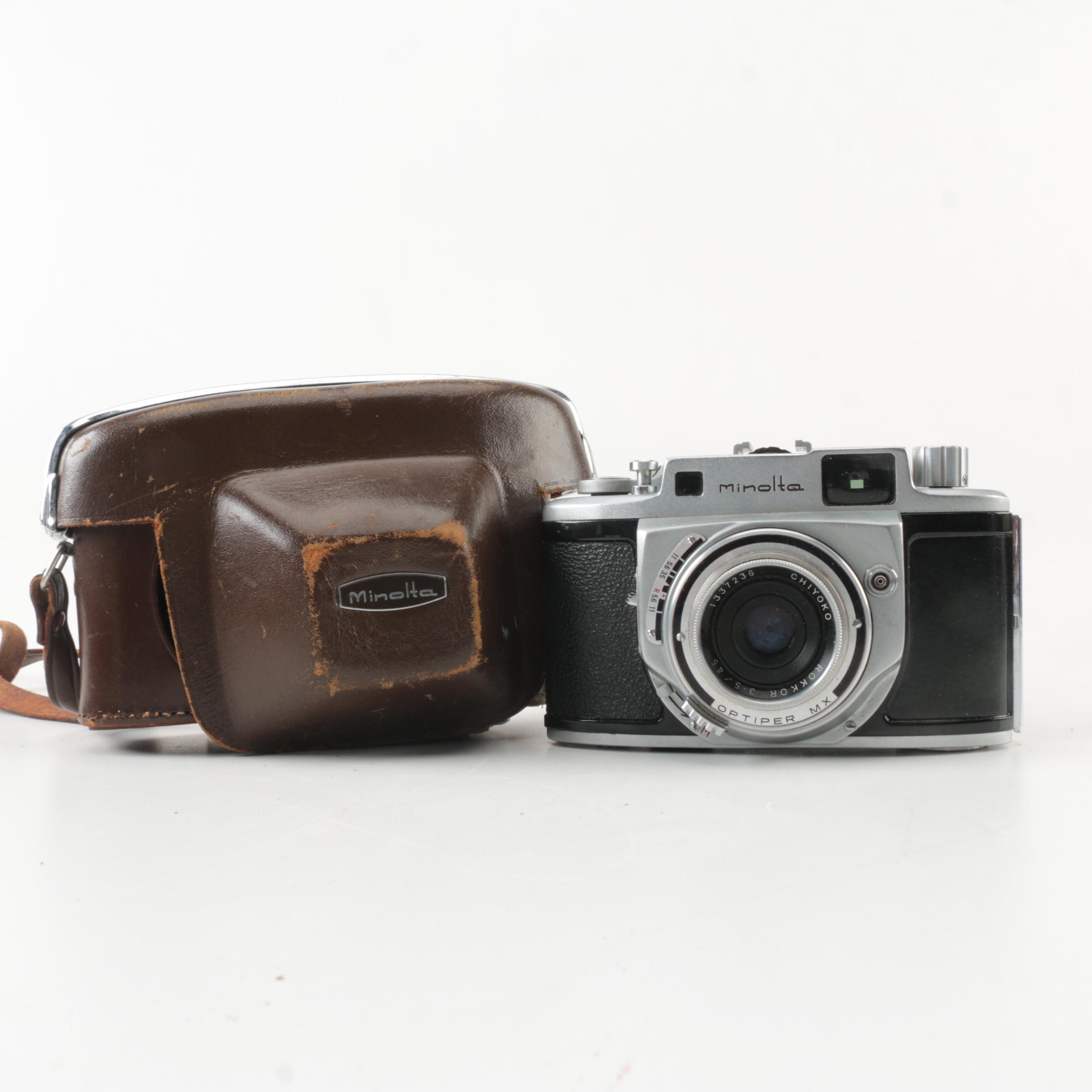 Vintage Argus and Minolta 35mm Film Cameras