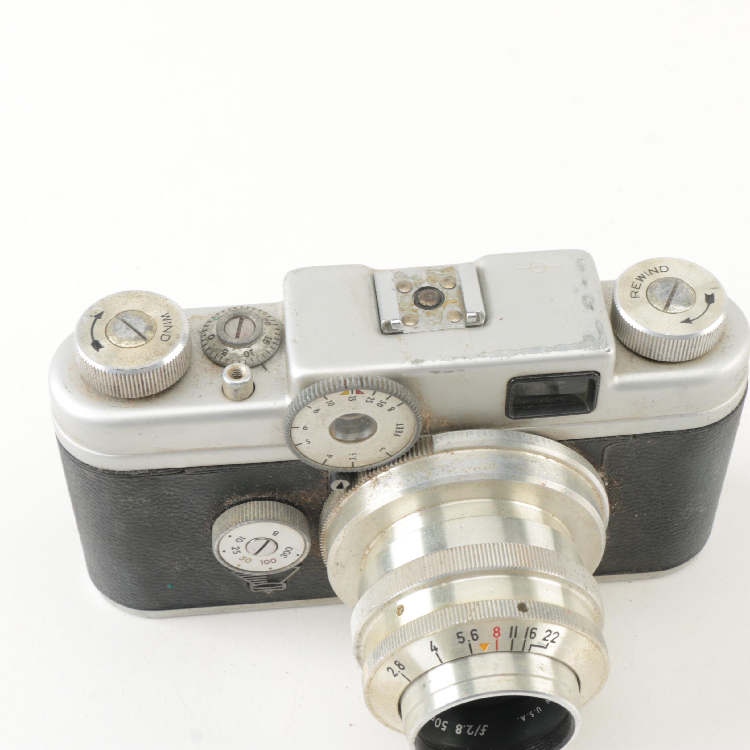 Vintage Argus and Minolta 35mm Film Cameras